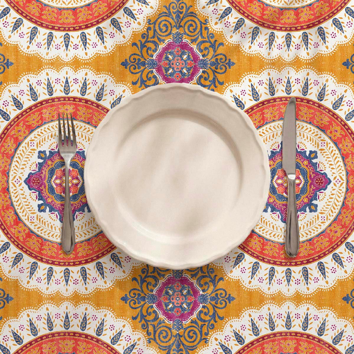 Nappe anti-taches Calo - 100% coton - orange, NAF NAF HOME