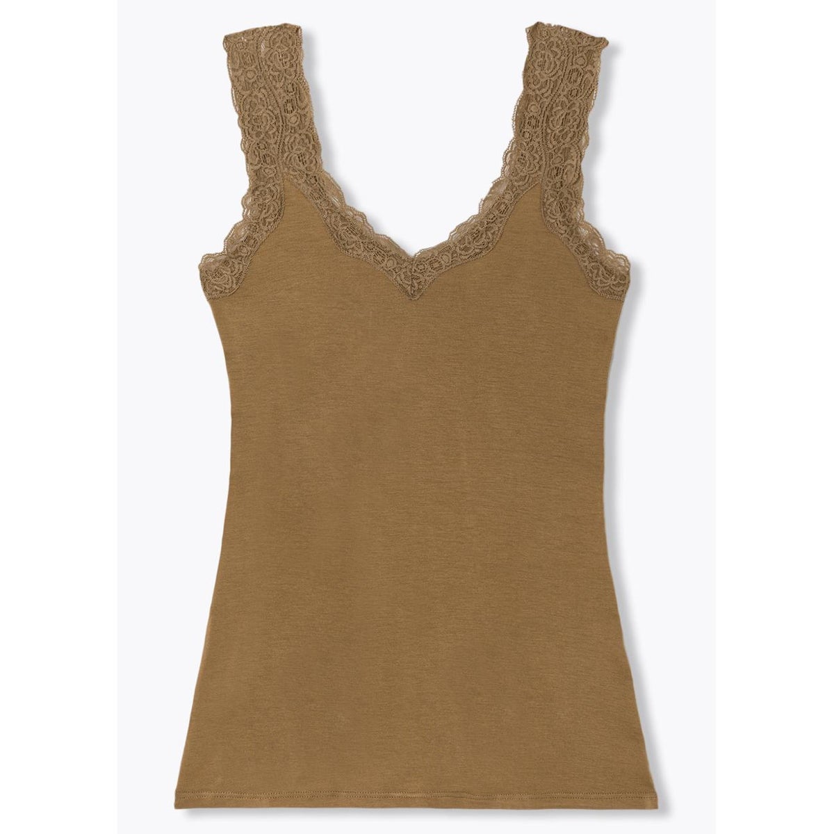 Top à bretelles éco-conçu marron, PROMOD