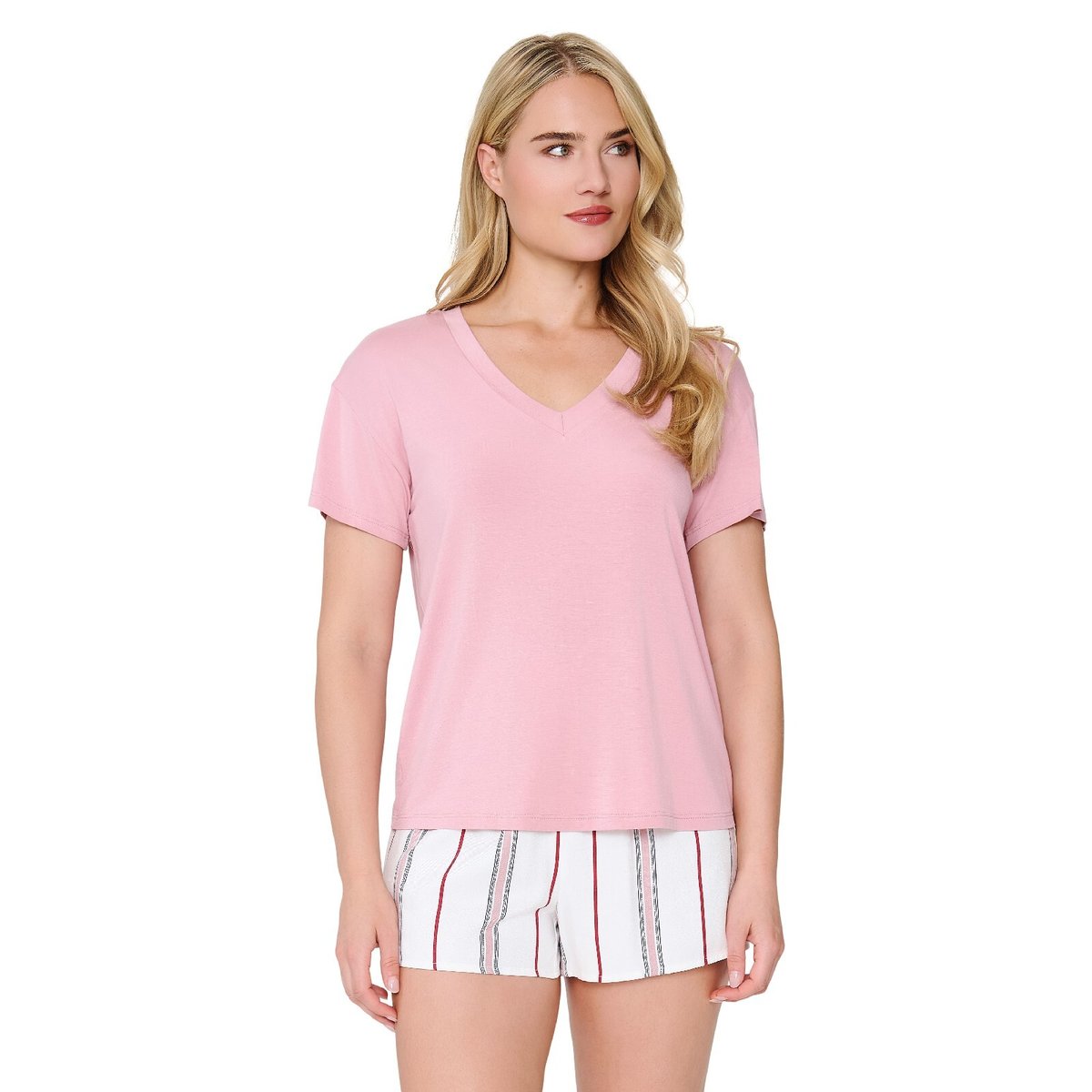 Pyjama ensemble rose/imprimer, LINGADORE