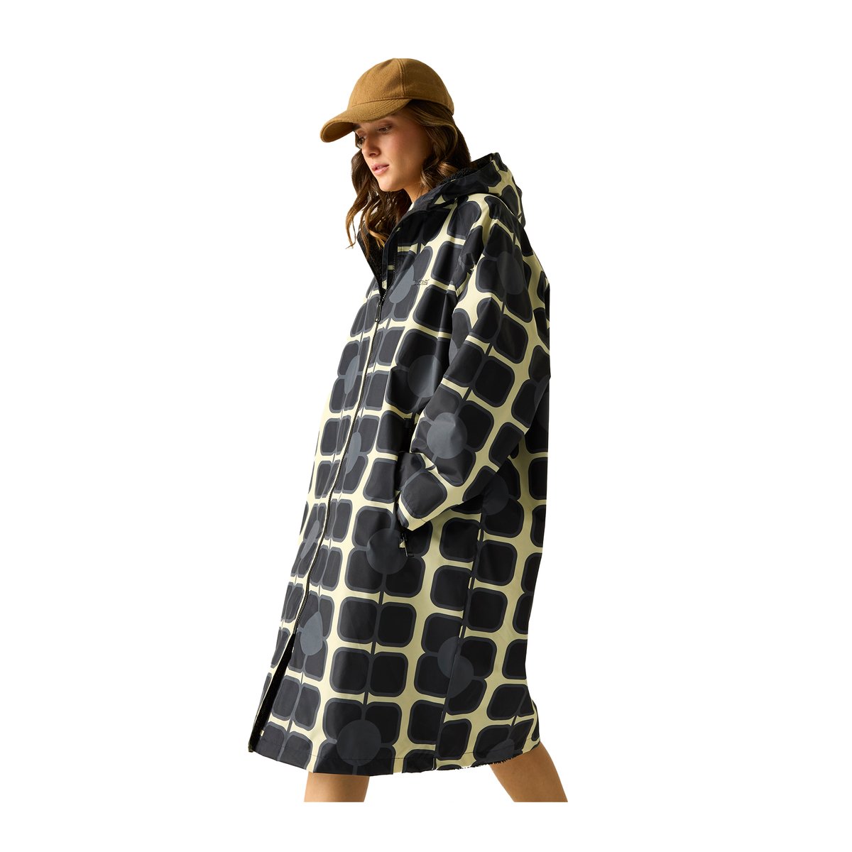 Peignoir à langer imperméable ORLA KIELY rouge coquelicot, REGATTA