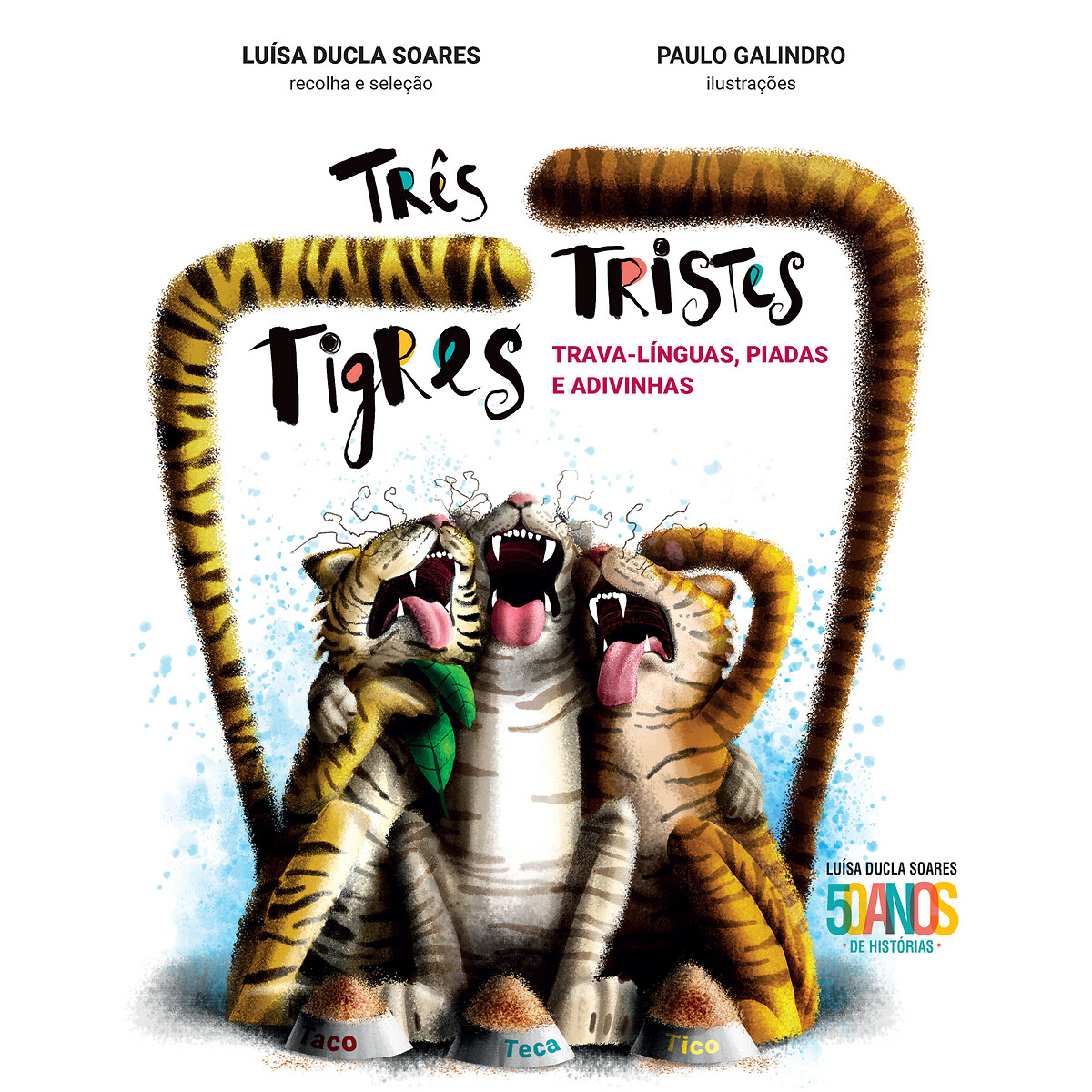 Livro Três Tristes Tigres – Trava-Línguas, Piadas e Adivinhas multicolor, LIVROS HORIZONTE