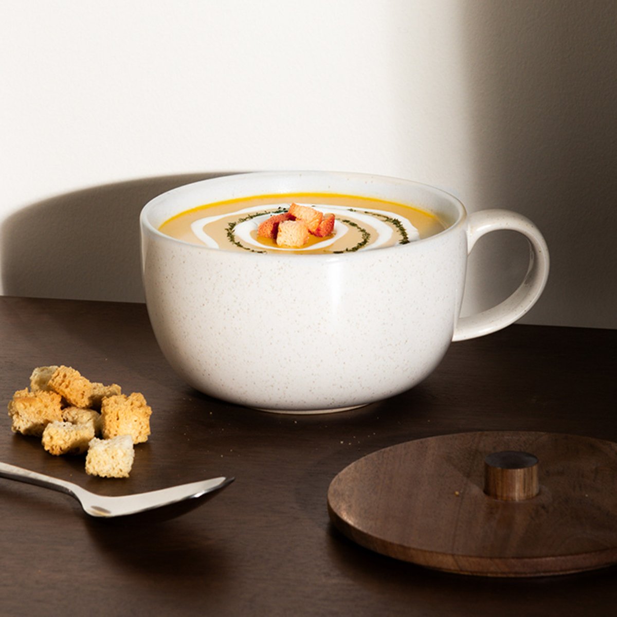 Bol avec couvercle Cassia 60 cl - CASSIA blanc, TABLE PASSION