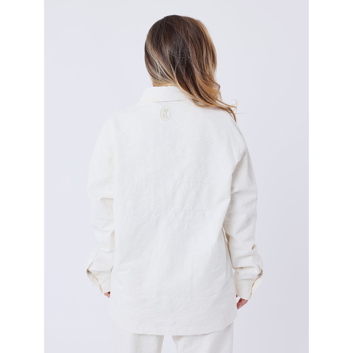 Surchemise Kalash x PXP à motifs bandana crème camel, PROJECT X