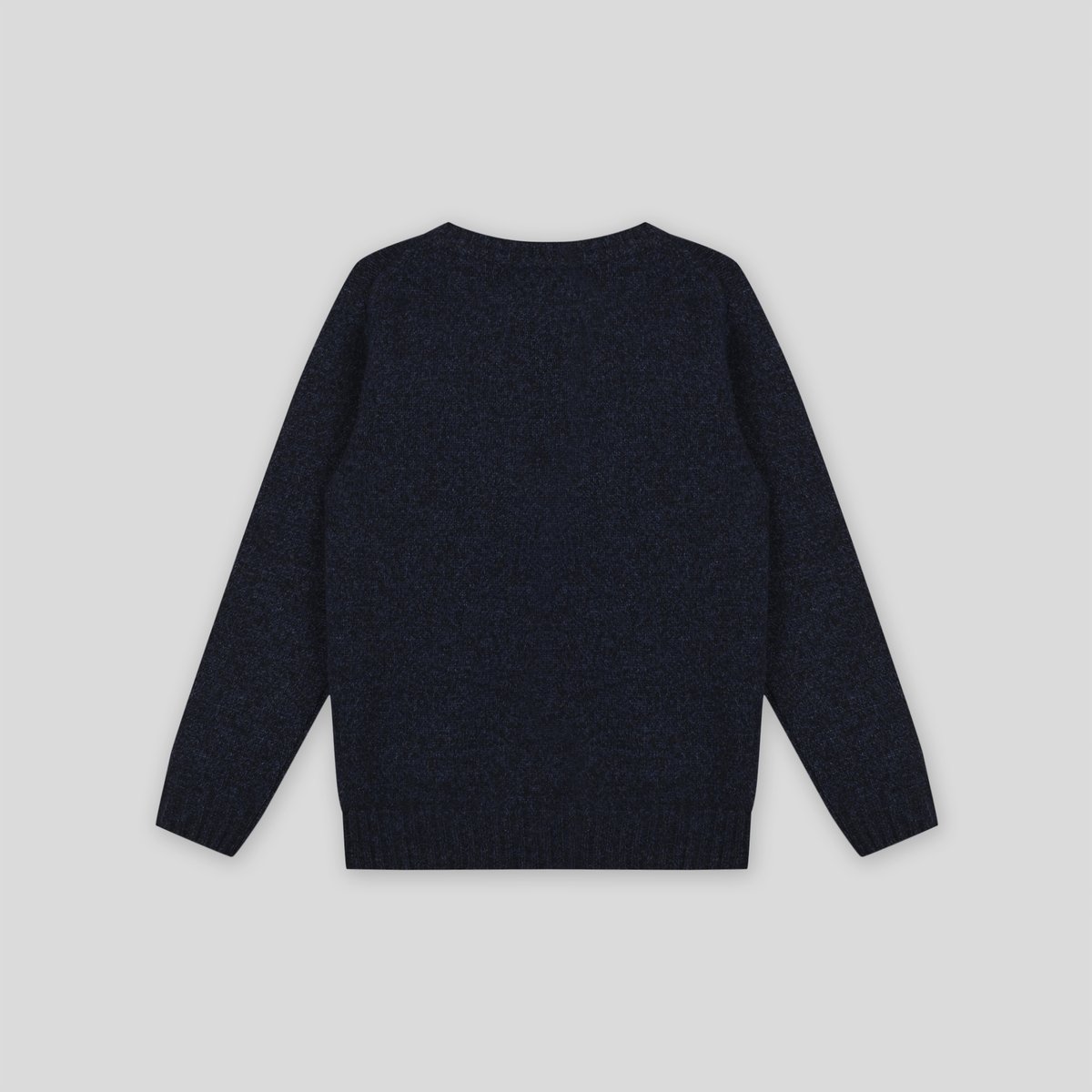 Pull col rond laine marine chine, MONOPRIX KIDS
