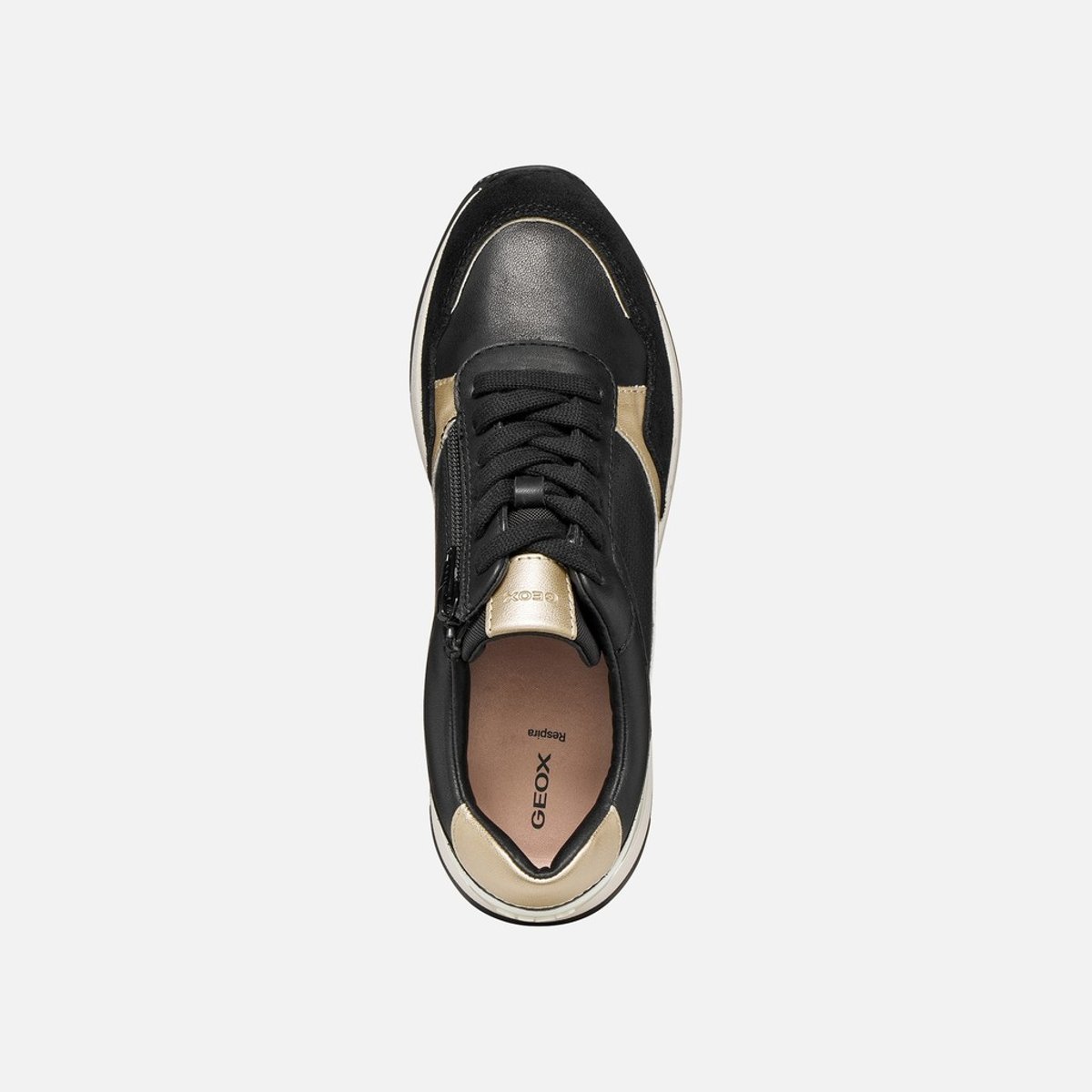 Baskets  D DESYA noir/or clair, GEOX
