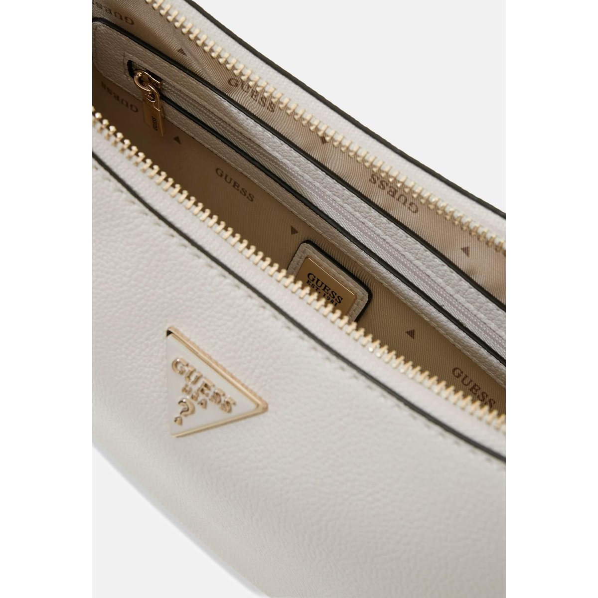 Sac Melita Hobo crème, GUESS
