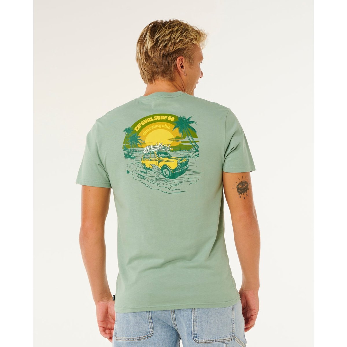 T-shirt Keep On Trucking Ss aloe, RIP CURL