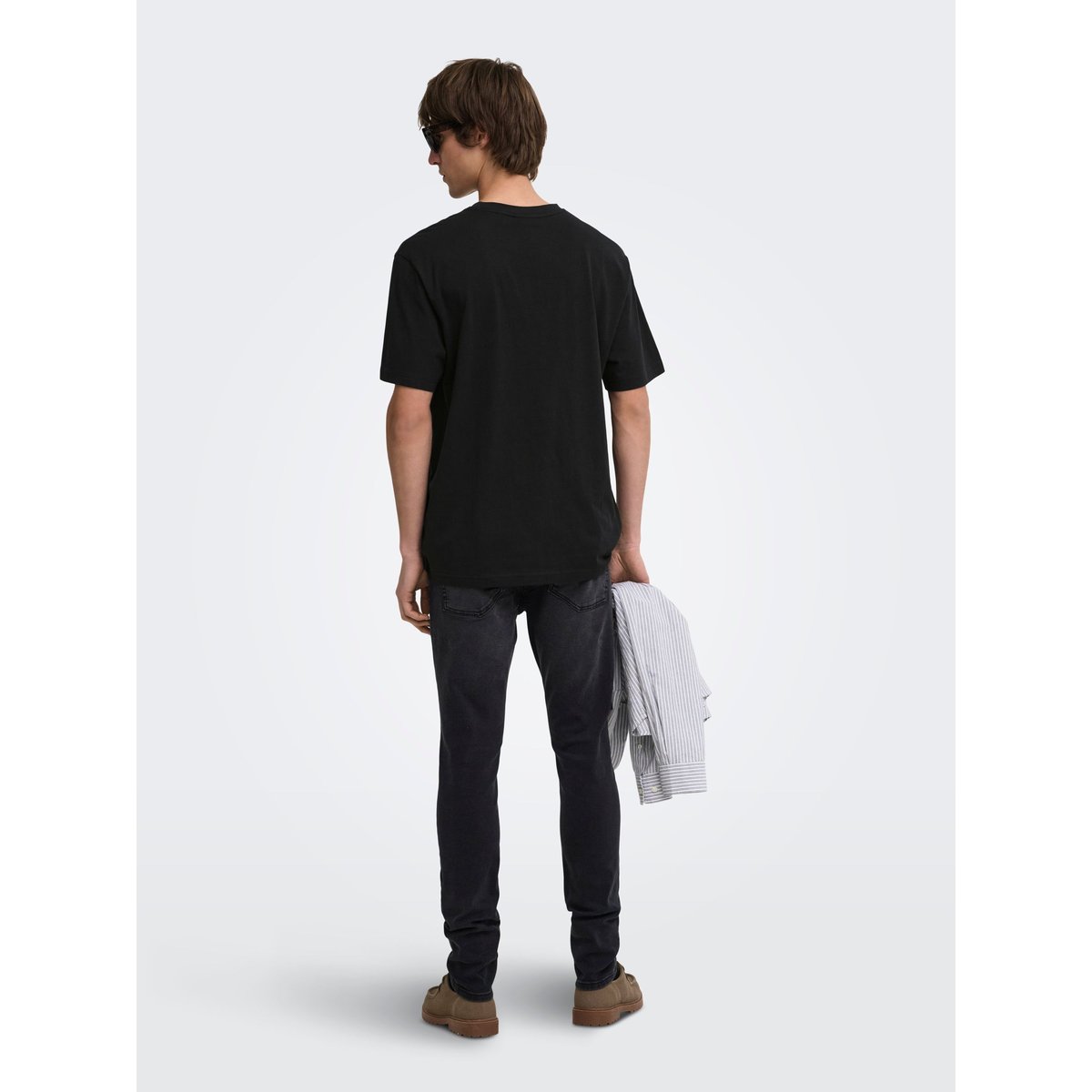 T-Shirt noire - black, ONLY & SONS