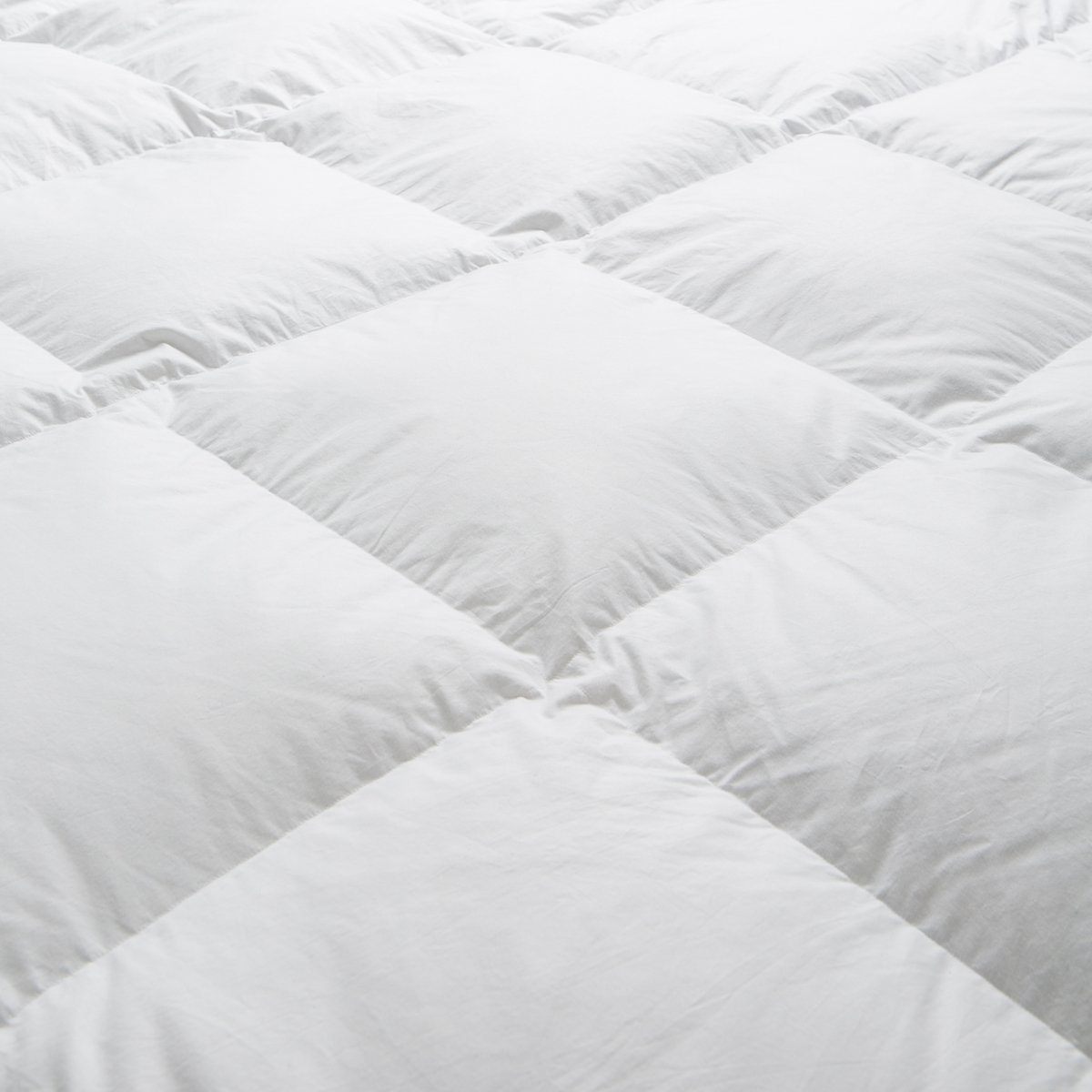 Couette TEMPEREE 80% duvet - Coton - Gaëlle blanc, WAKE ME GREEN