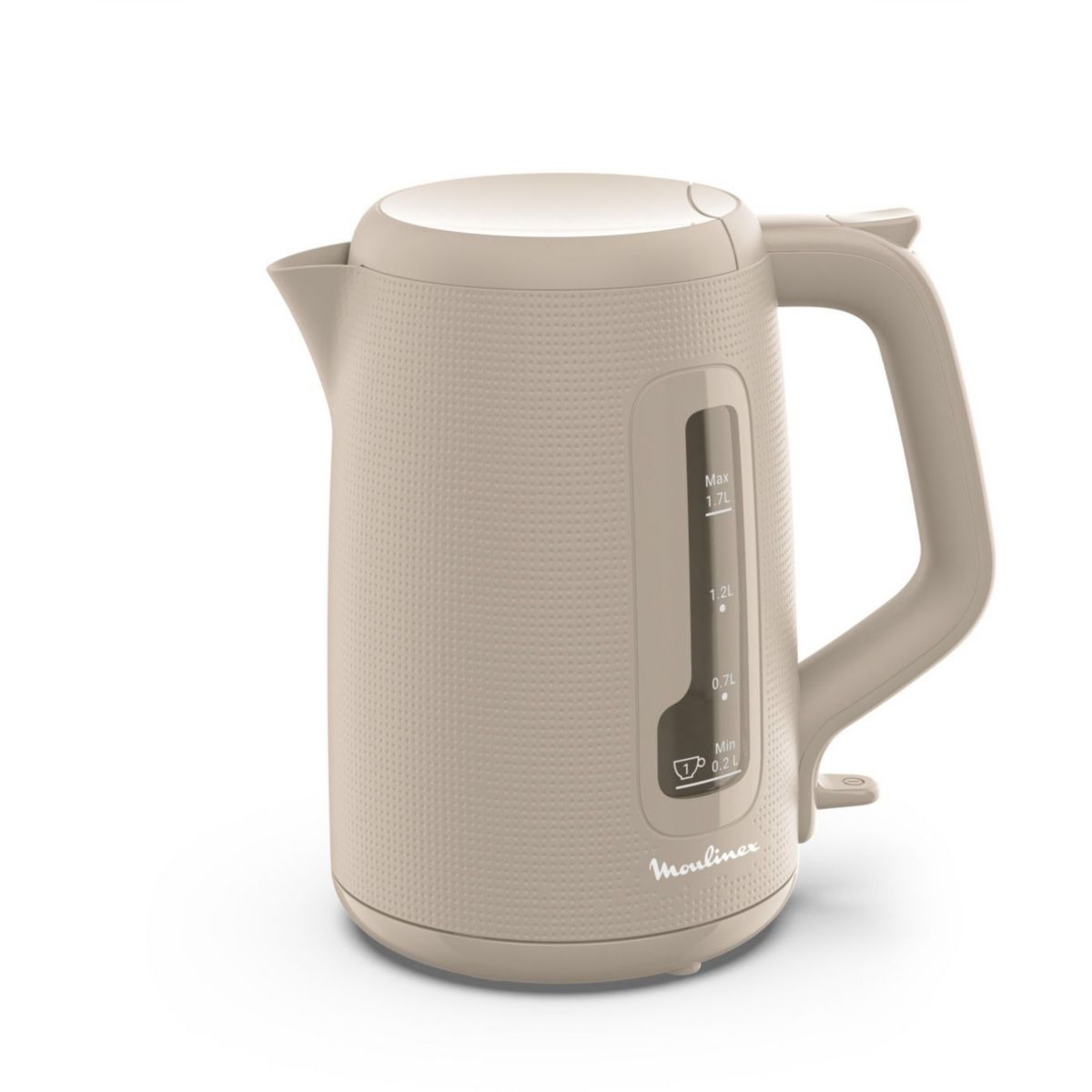 Bouilloire BY2M0B10 morning grise 1.7L couleur unique, MOULINEX