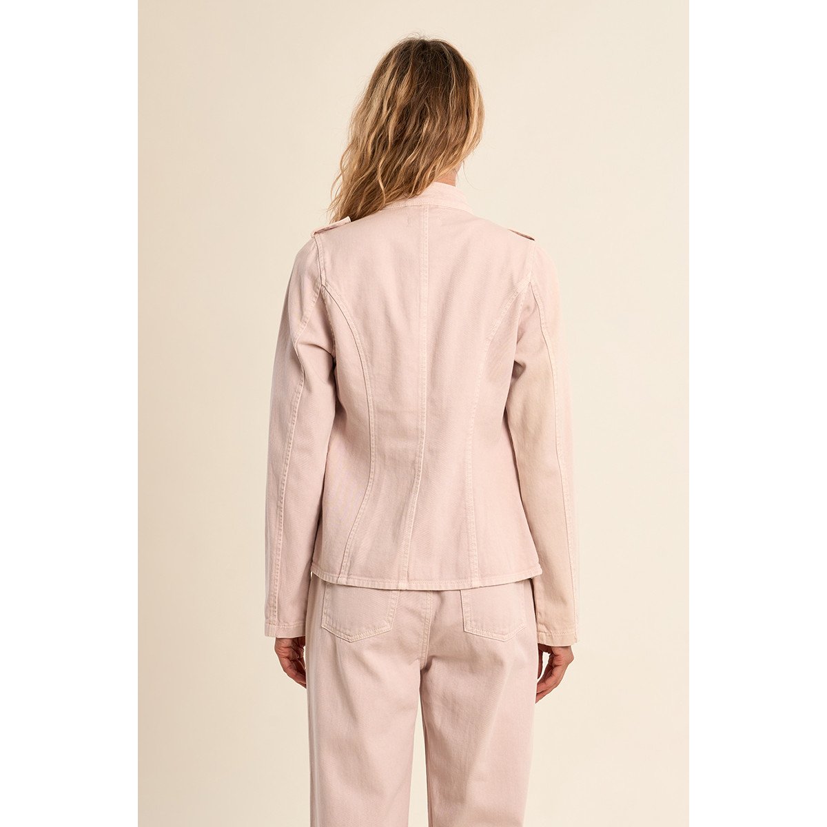 Veste en denim, officier rose, MOLLY BRACKEN