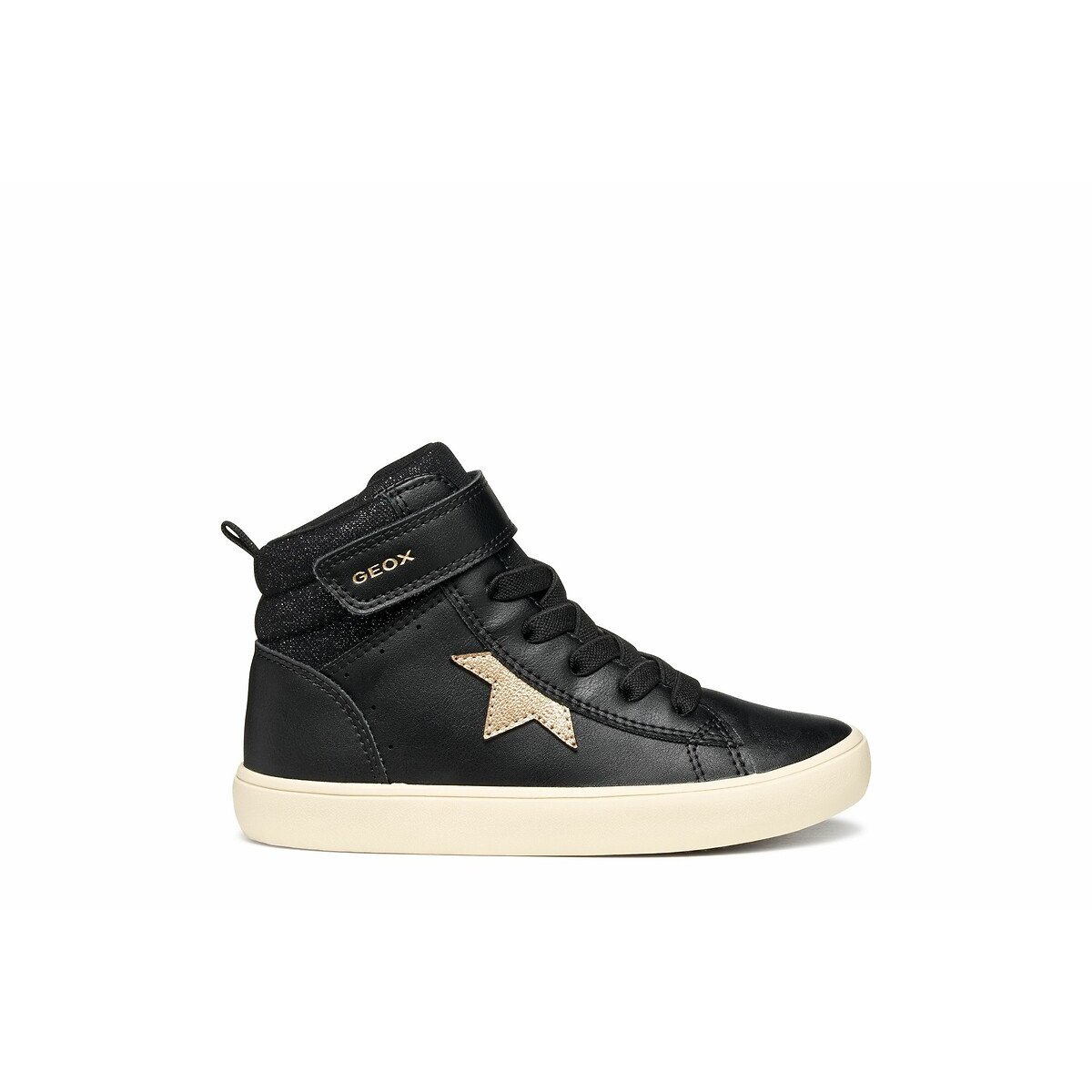Zapatillas altas transpirables Gisli negro, GEOX