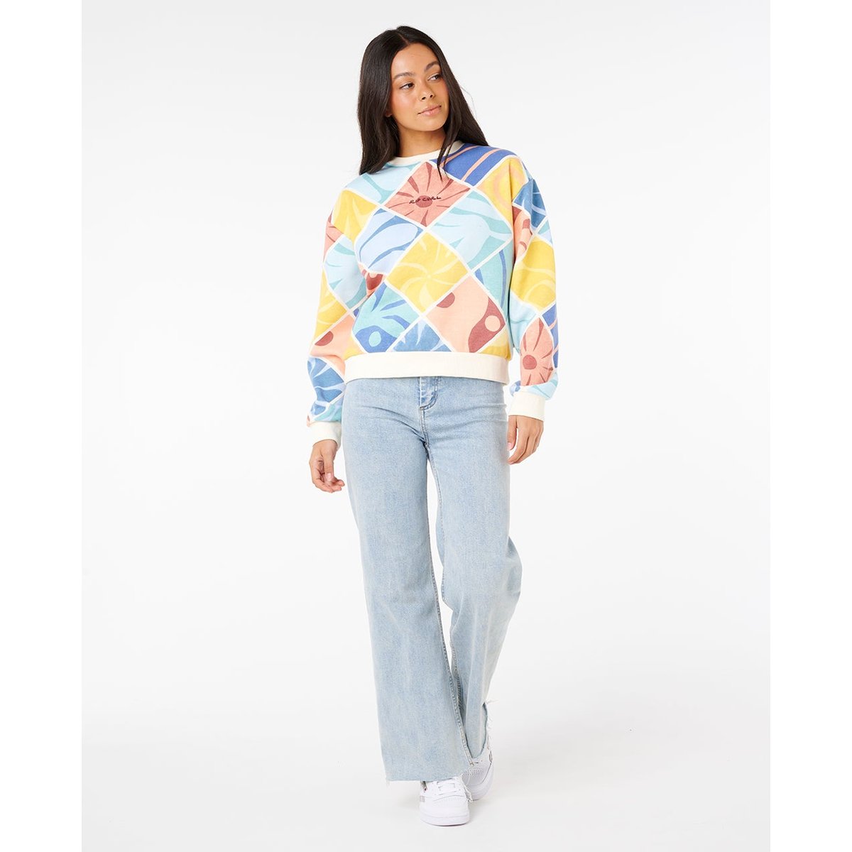 Sweat col rond relax ARTIST OF THE SEARCHT multico, RIP CURL