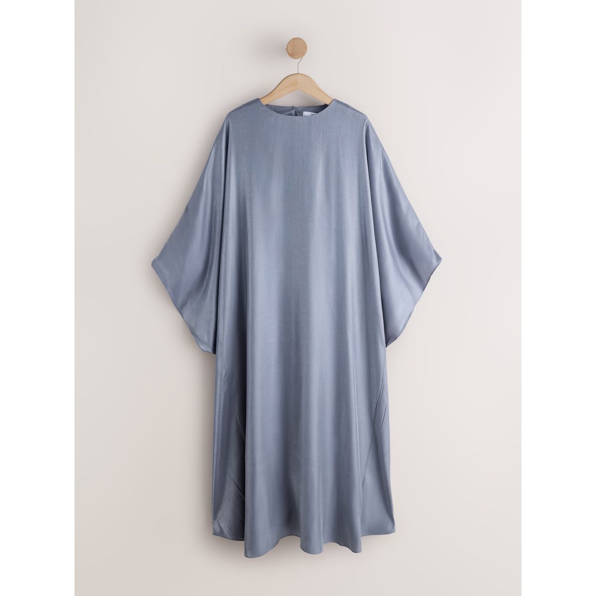 Robe longue caftan scintillante bleu anthracite, NEXT