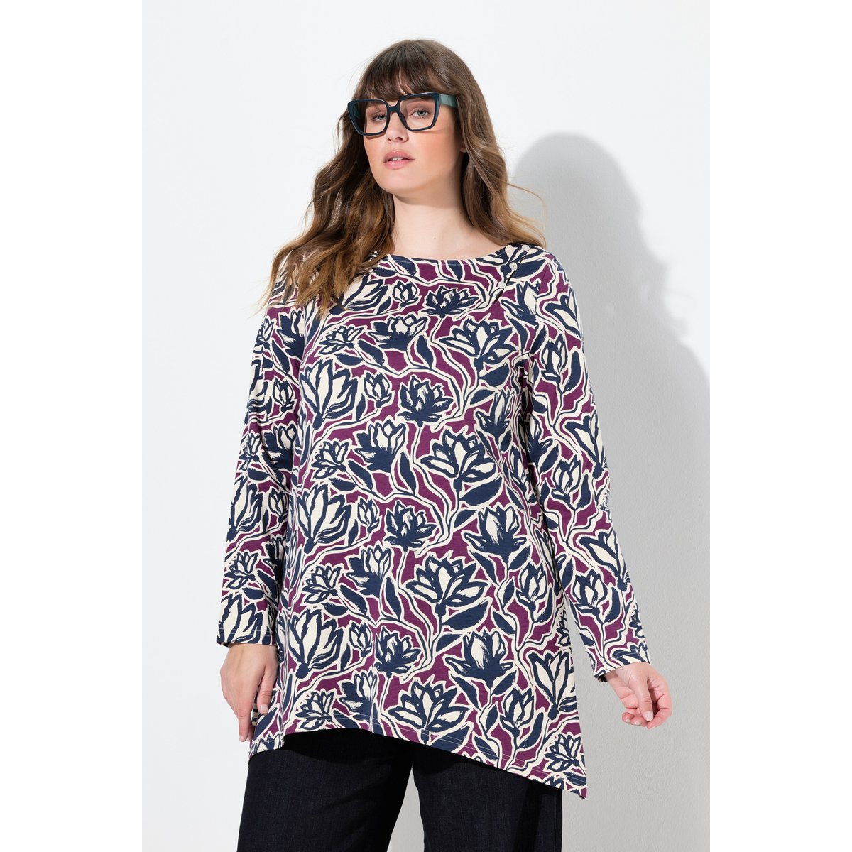 T-shirt en coton bio baies de forêt, ULLA POPKEN