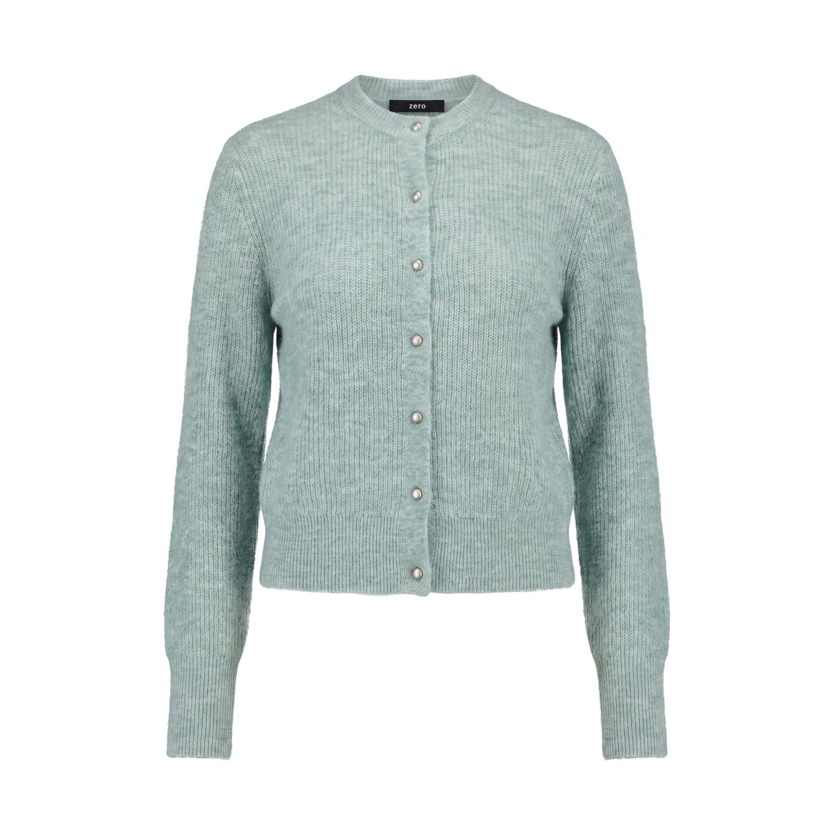 Cardigan en maille à manches longues silver blue melange, ZERO