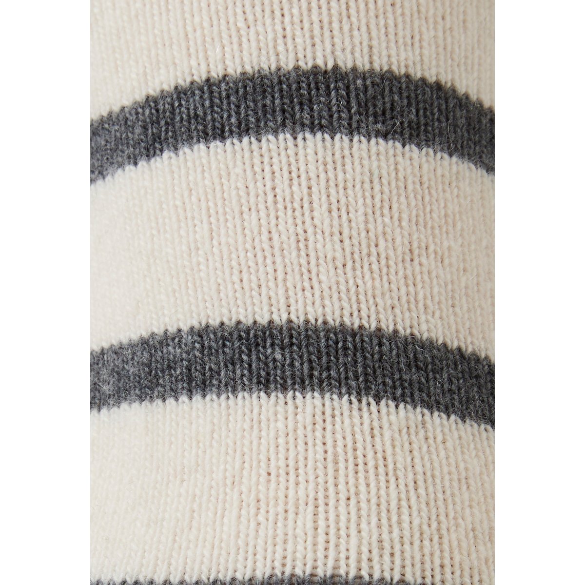 Paires de chaussettes thermolactyl avec laine et cachemire - Lot de 2 blanc lot écru rayé, DAMART