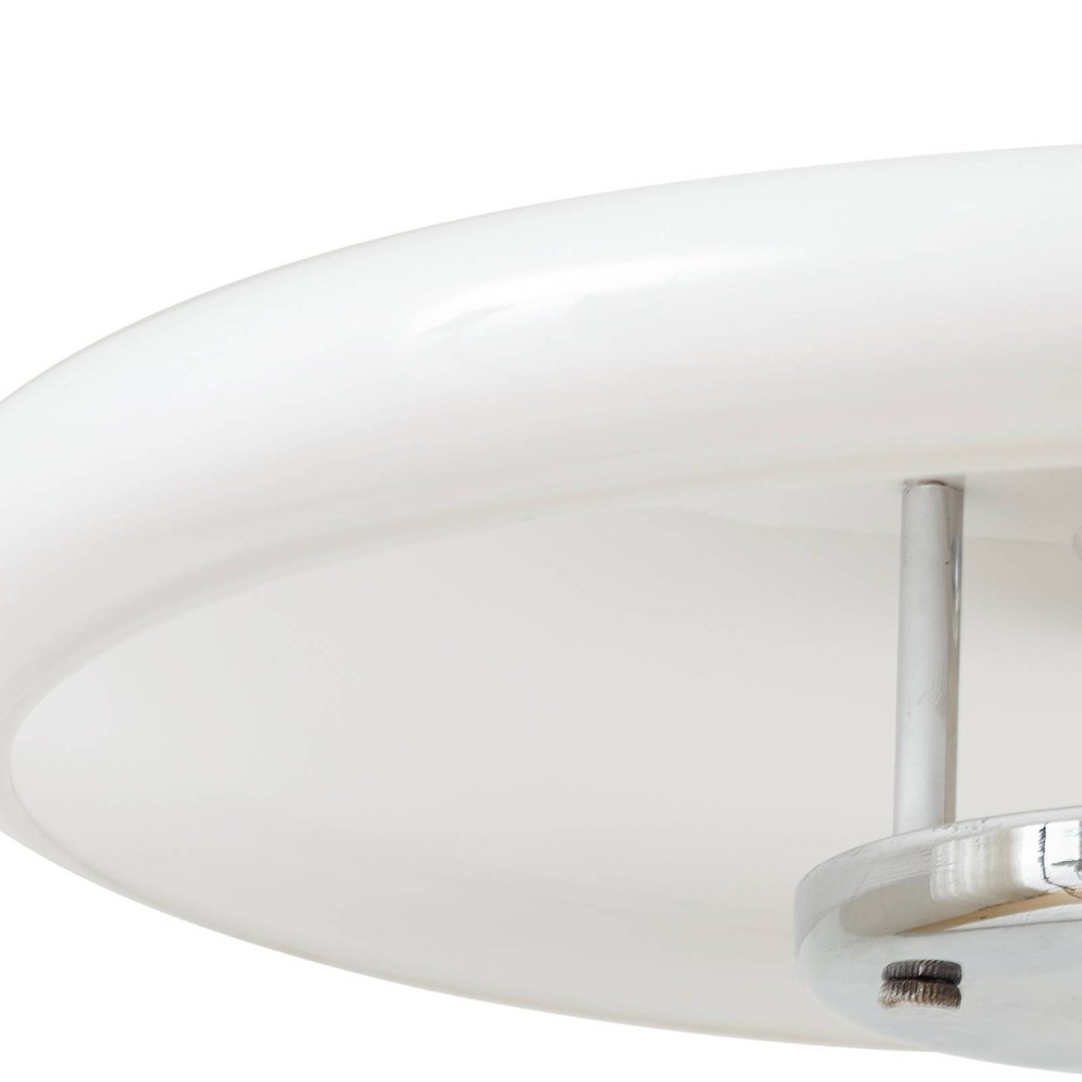 Lampadaire en verre vintage, Branford blanc, vert, LINDBY
