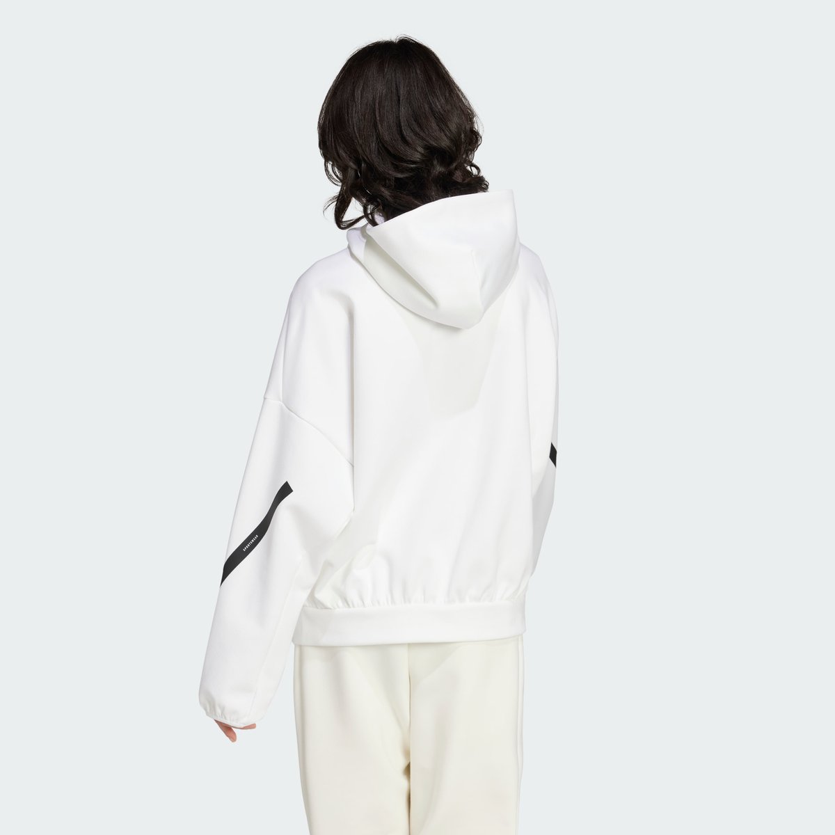 Veste à capuche adidas Z.N.E. white, ADIDAS SPORTSWEAR