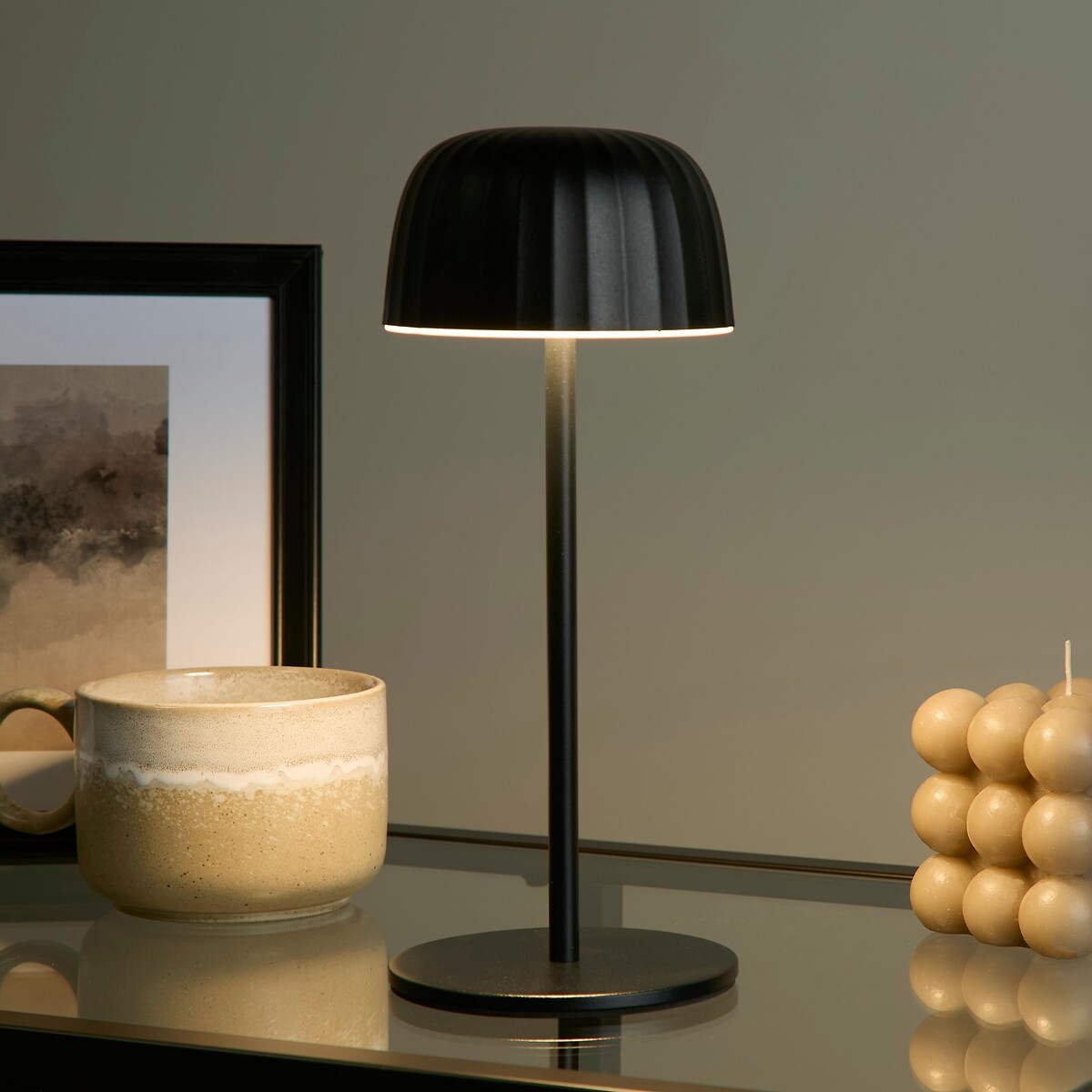 Patos Rechargeable Outdoor Table Lamp black, SO'HOME