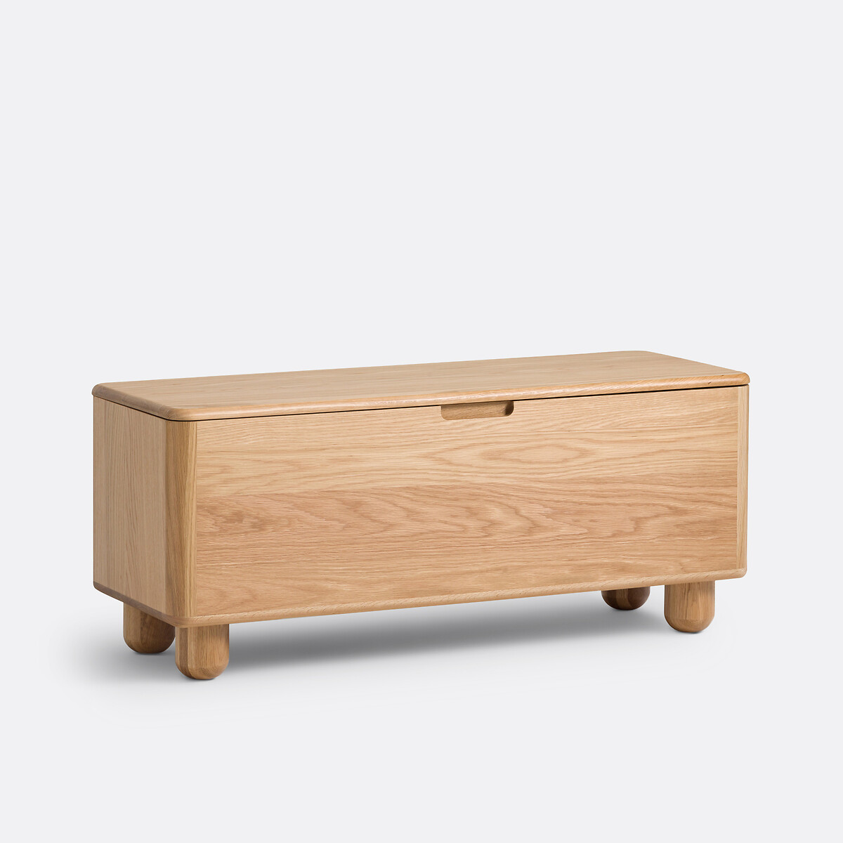 Banc/coffre de rangement chêne et plaqué, Piero naturel, LA REDOUTE INTERIEURS