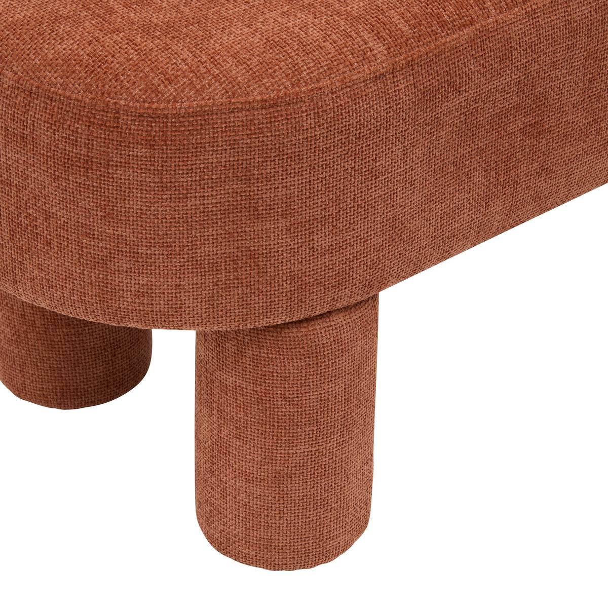 Banc ovale 1 place ORSKA orange, ATMOSPHERA