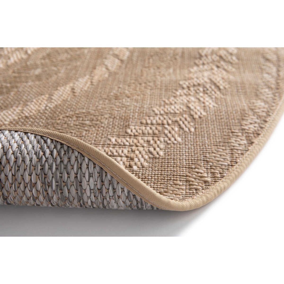 Tapis intérieur extérieur style naturel aspect sisal BROOK beige, AFK LIVING