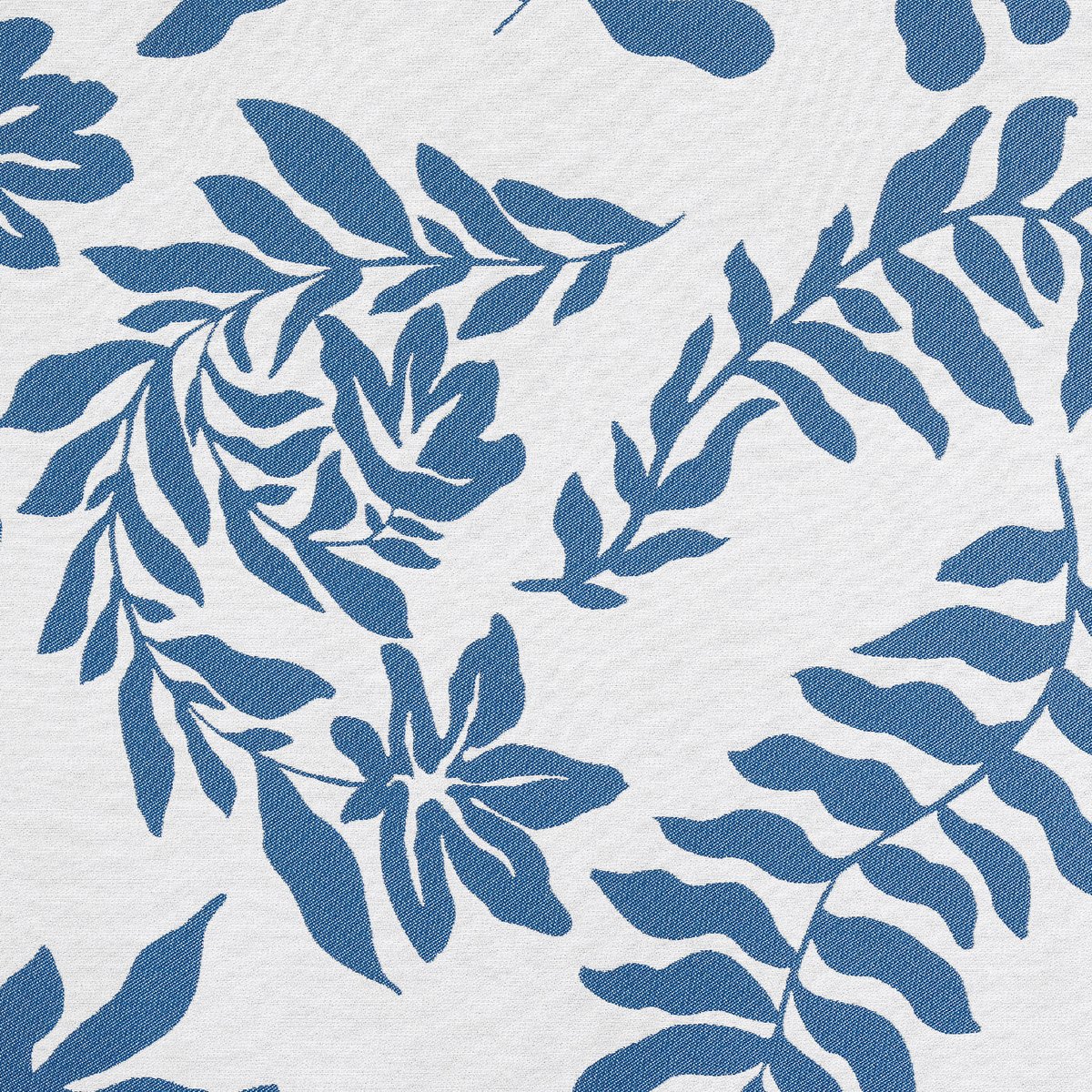 Coussin Feuillage Style Henri Matisse bleu, LINDER