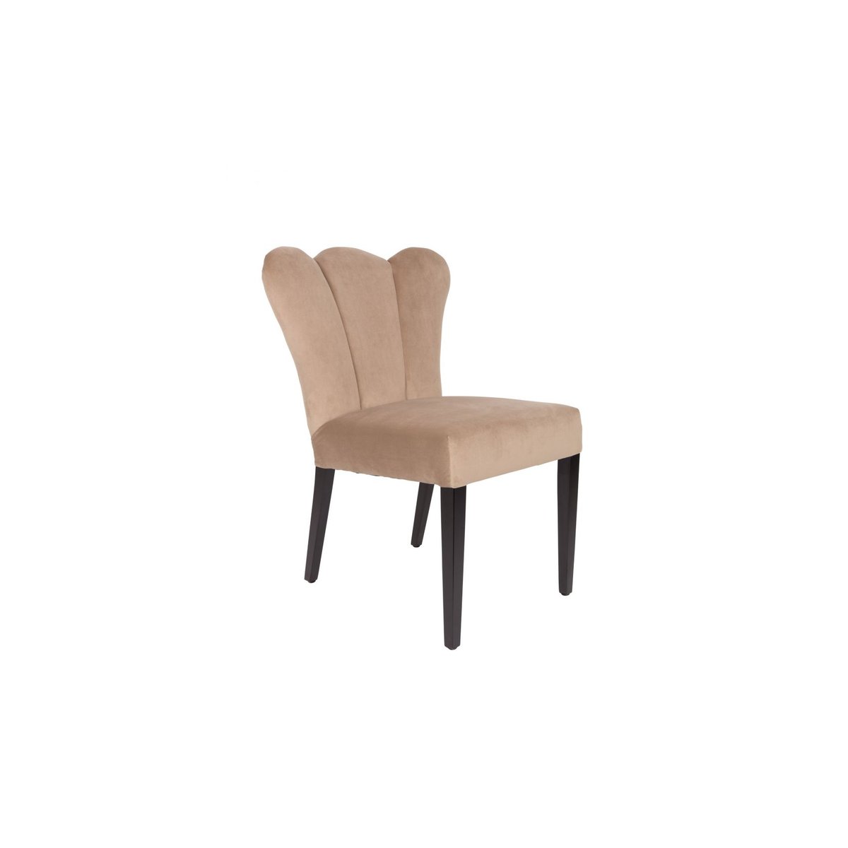 Chaise design en tissu, FAYE gris, BOITE A DESIGN