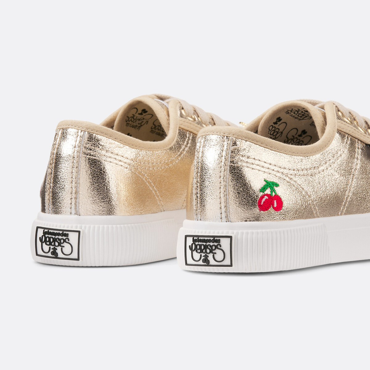 Baskets LTC Enjoy doré, LE TEMPS DES CERISES
