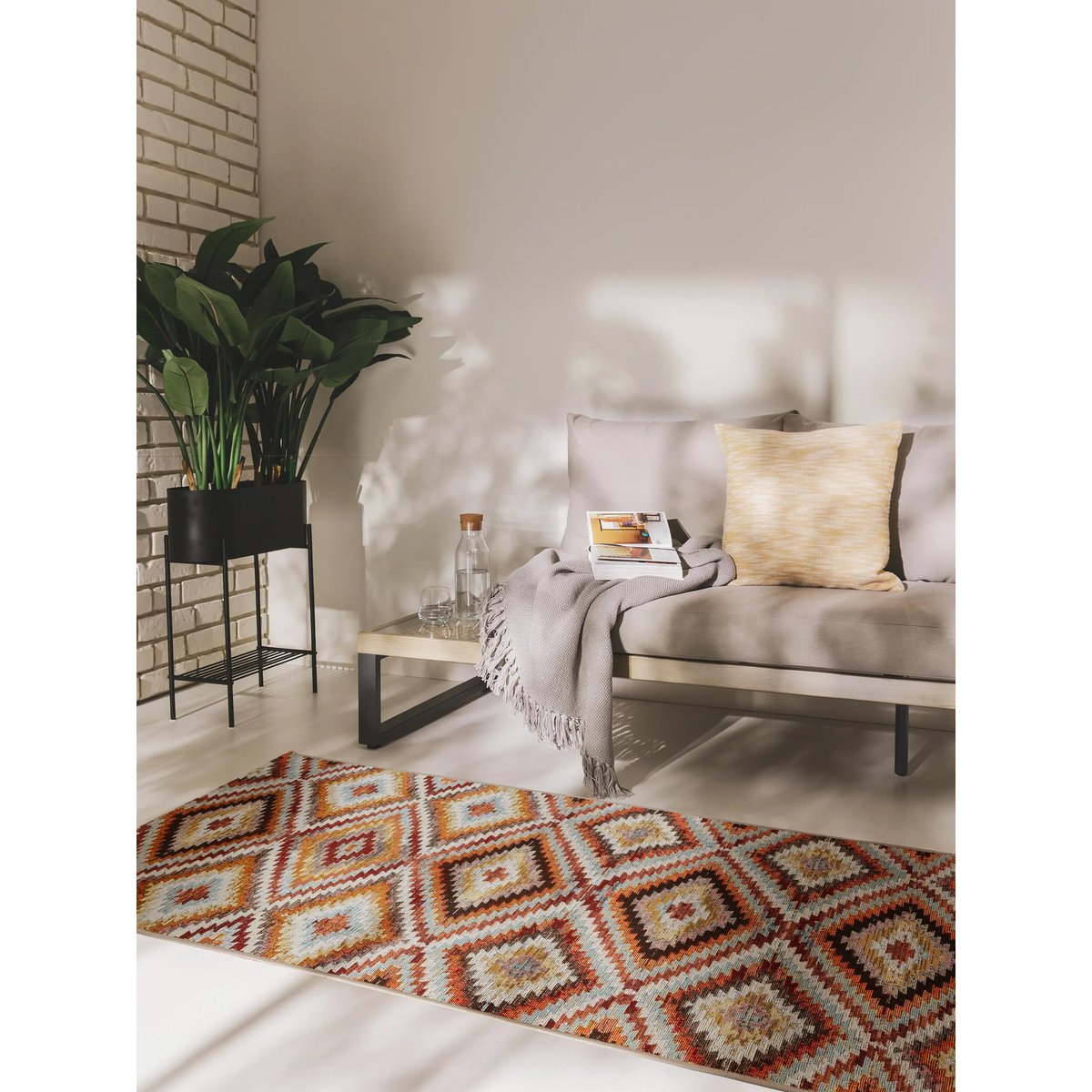 Tapis de couloir d'extérieur & intérieur ARTIS multicouleur, BENUTA