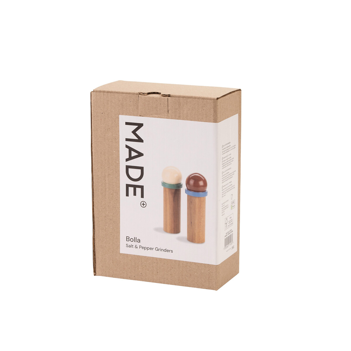 MADE.COM Bolla Salt & Pepper Grinders brown , MADE