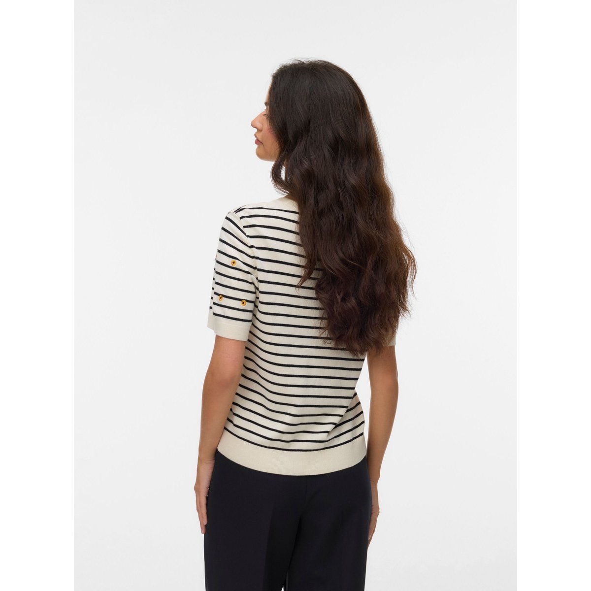 T-Shirt En Maille birch, VERO MODA
