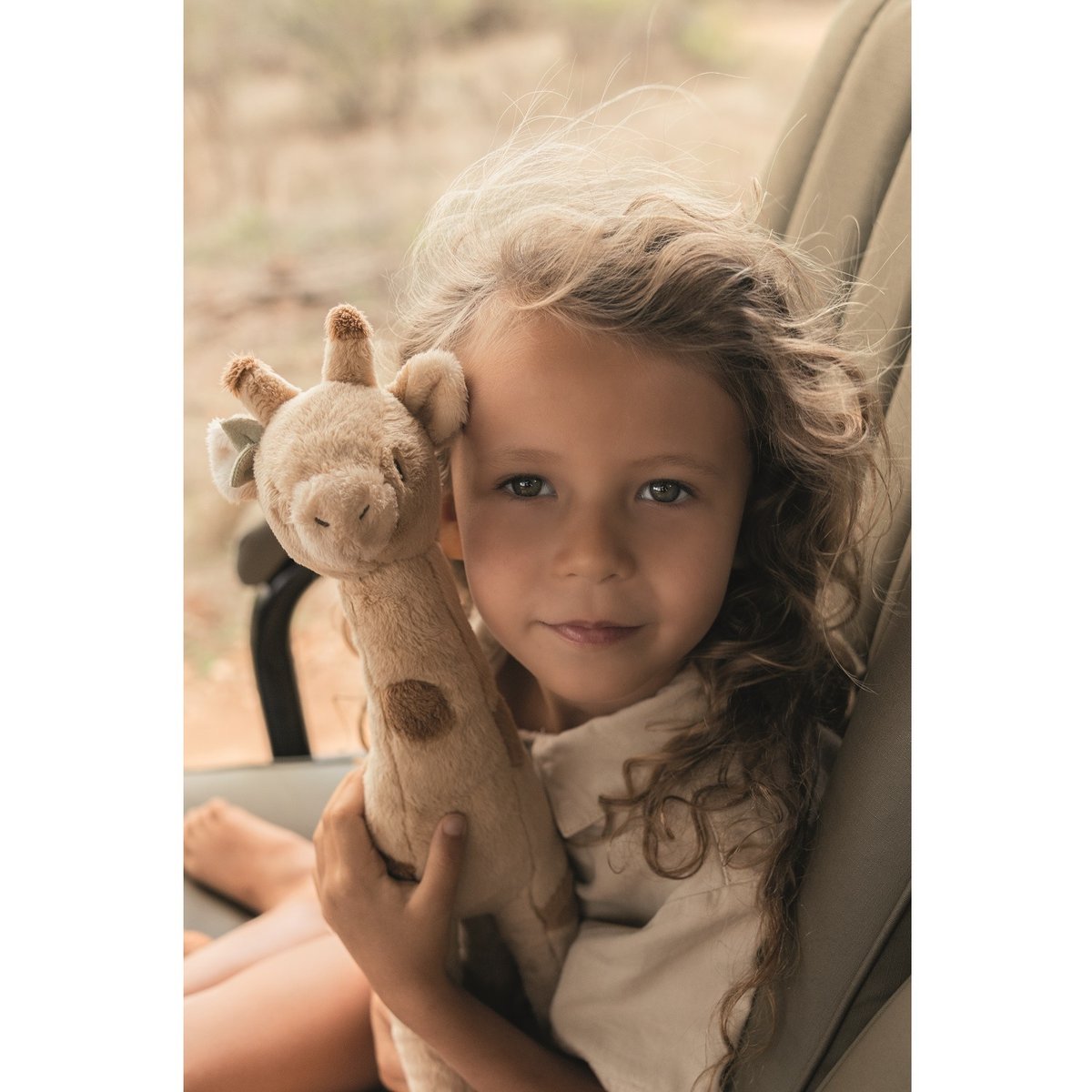 Peluche beige, marron, LITTLE DUTCH
