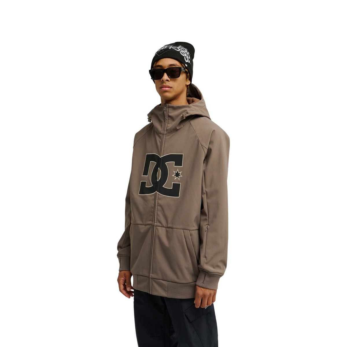 Veste technique softshell SPECTRUM 10K. marron morel, DC SHOES