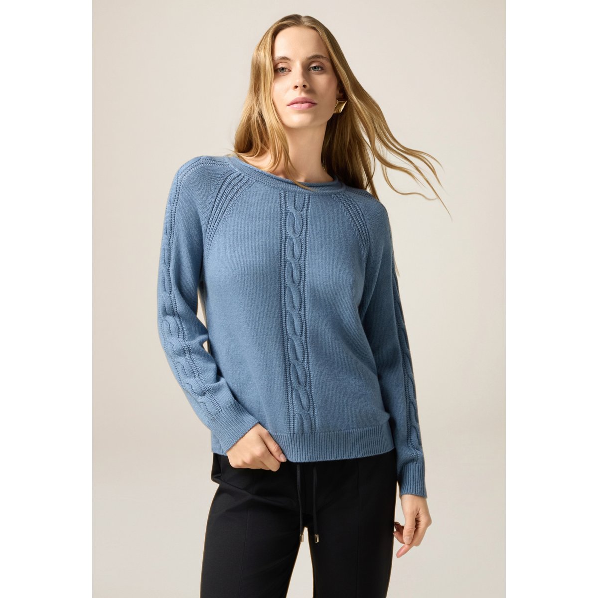 Pull à manches longues light - blue, OLTRE