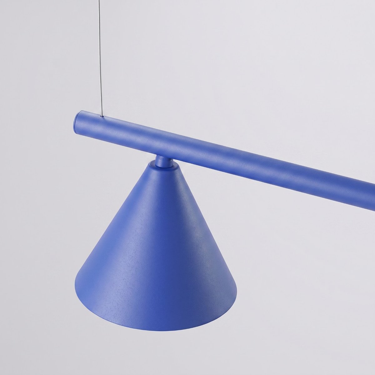 Lustre Acier Outremer E14 4 Nox outremer, EDEN