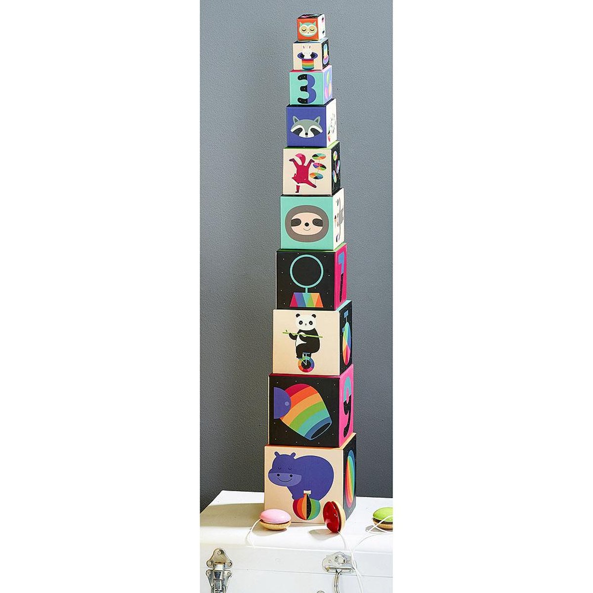 Cubes gigognes arc en ciel Andy Westface multicolore, VILAC
