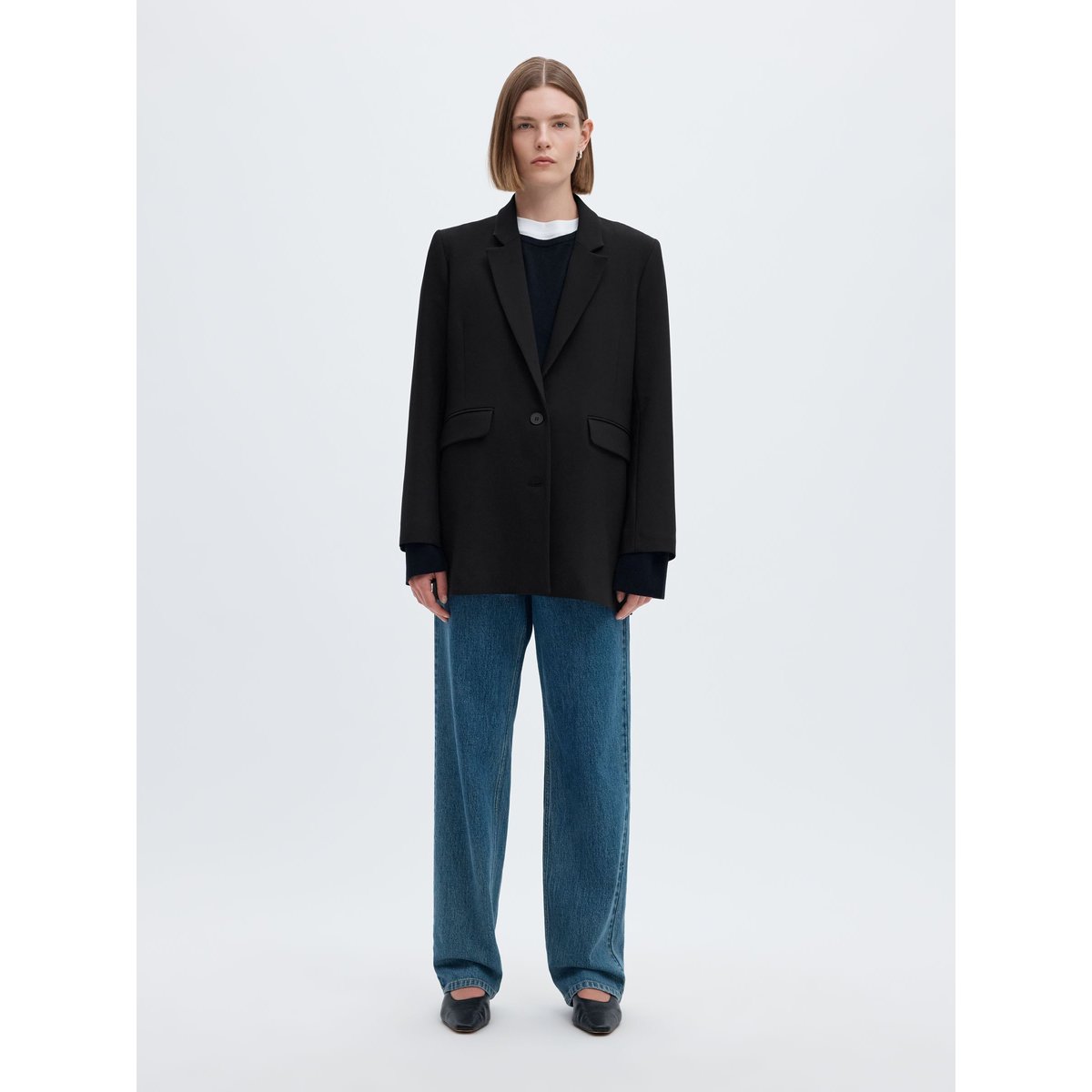 Blazer À Simple Boutonnage black 1, SELECTED