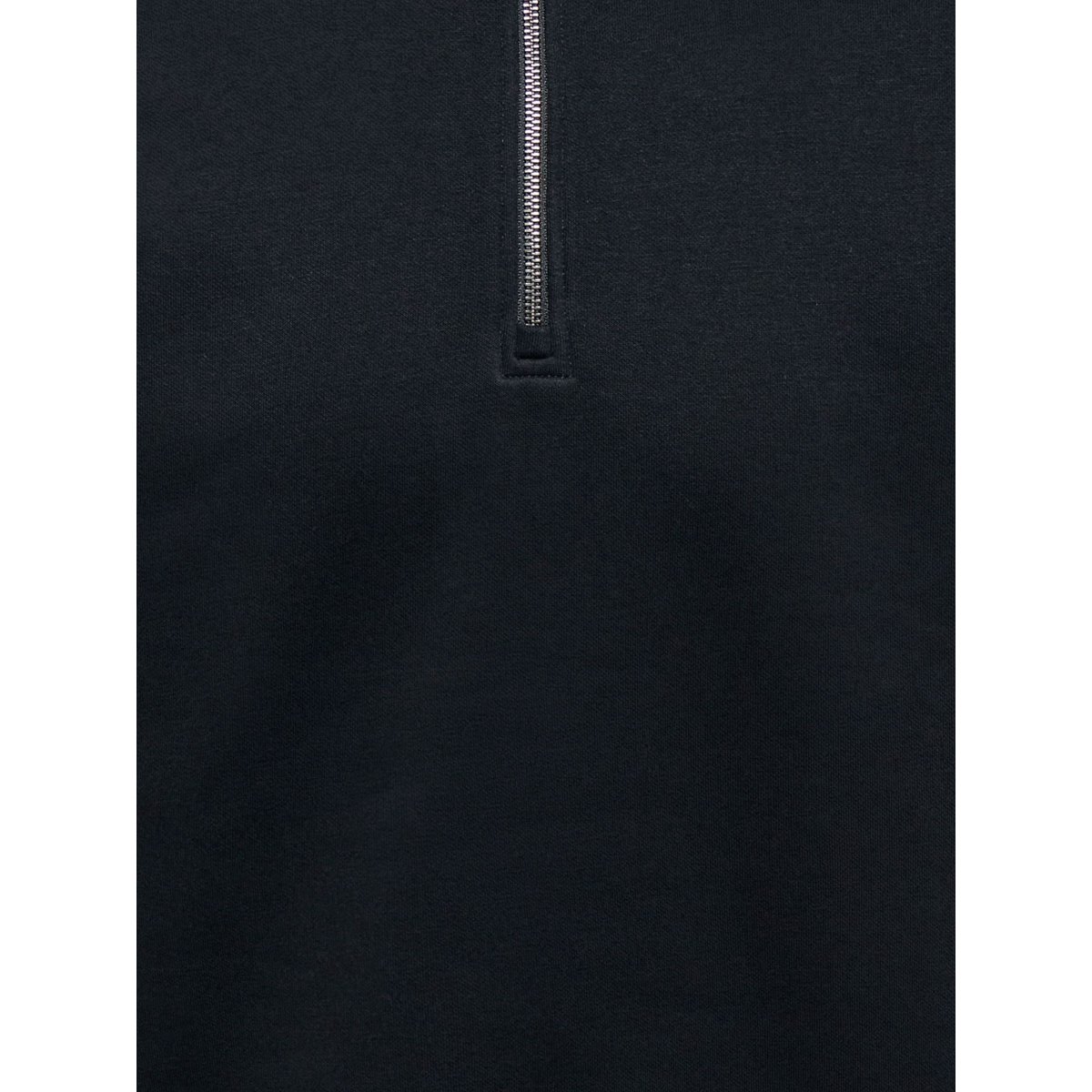 Sweat demi-zippé noir, ONLY & SONS