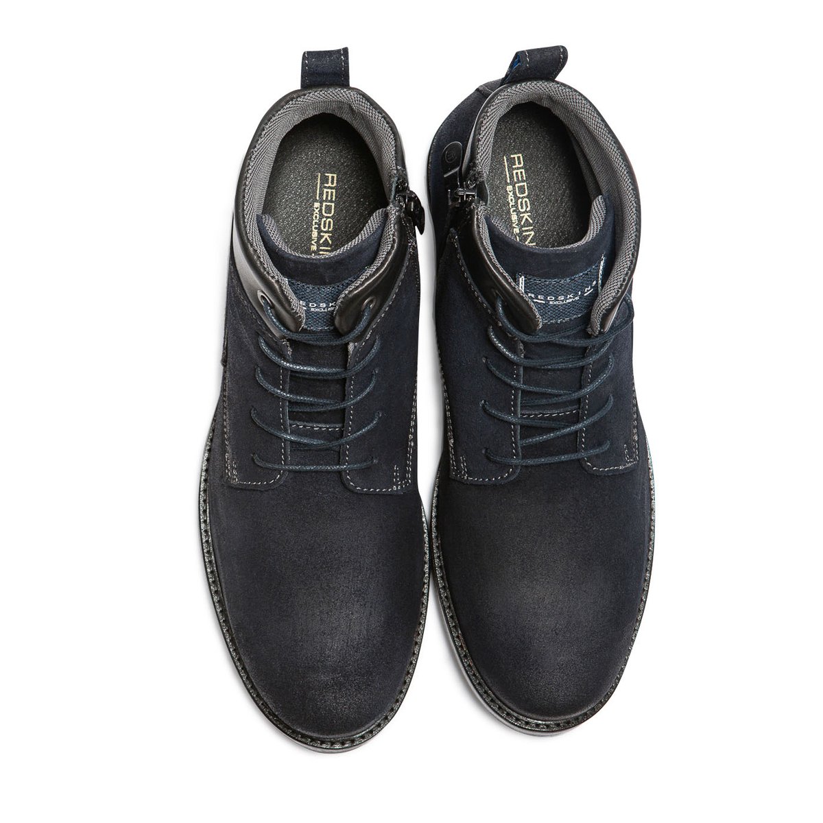 Boots croûte velours AUTOMAT marine+noir, REDSKINS