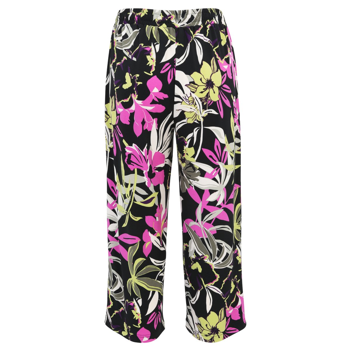 Pantalon à enfiler à poches extérieures black/khaki, BETTY BARCLAY