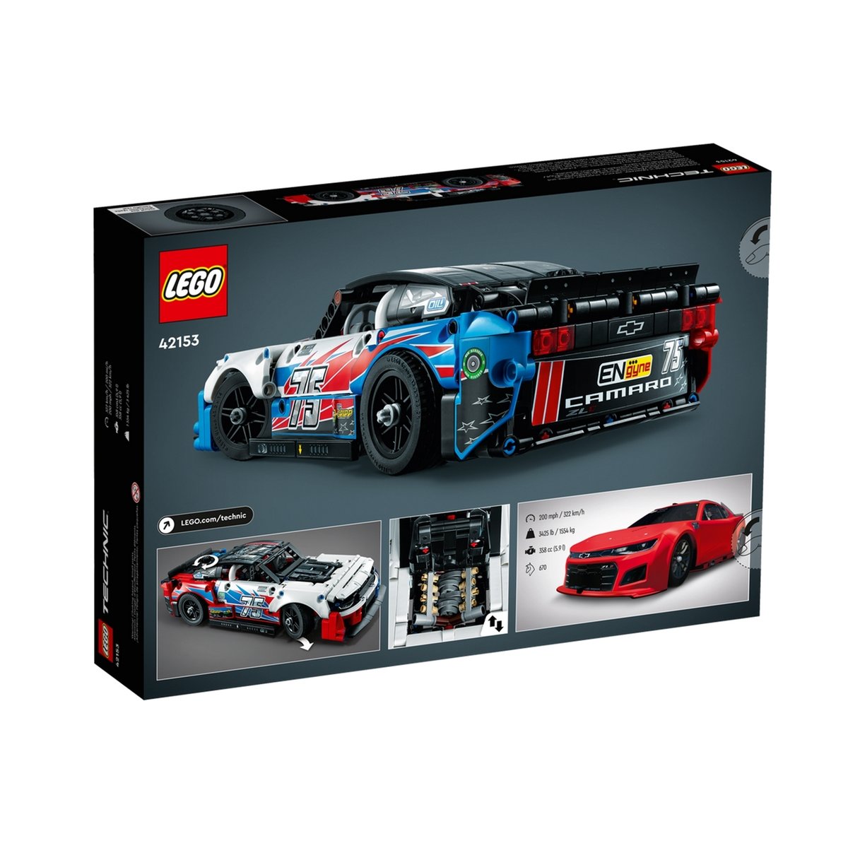 Technic Chevrolet Camaro ZL1 NASCAR® Next Gen multicolore, LEGO