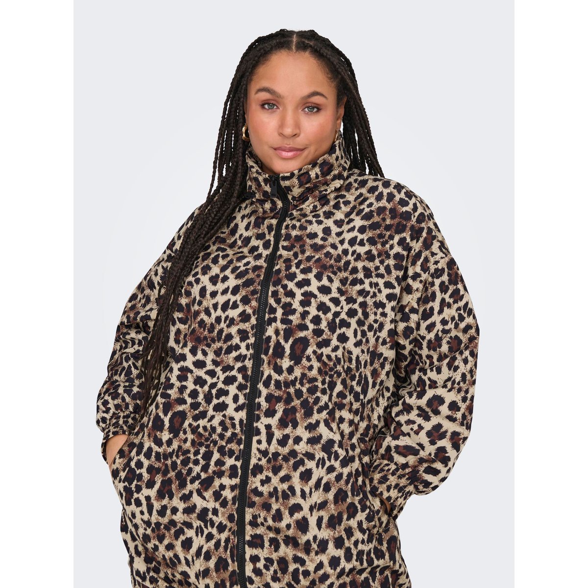 Veste light taupe, ONLY CARMAKOMA