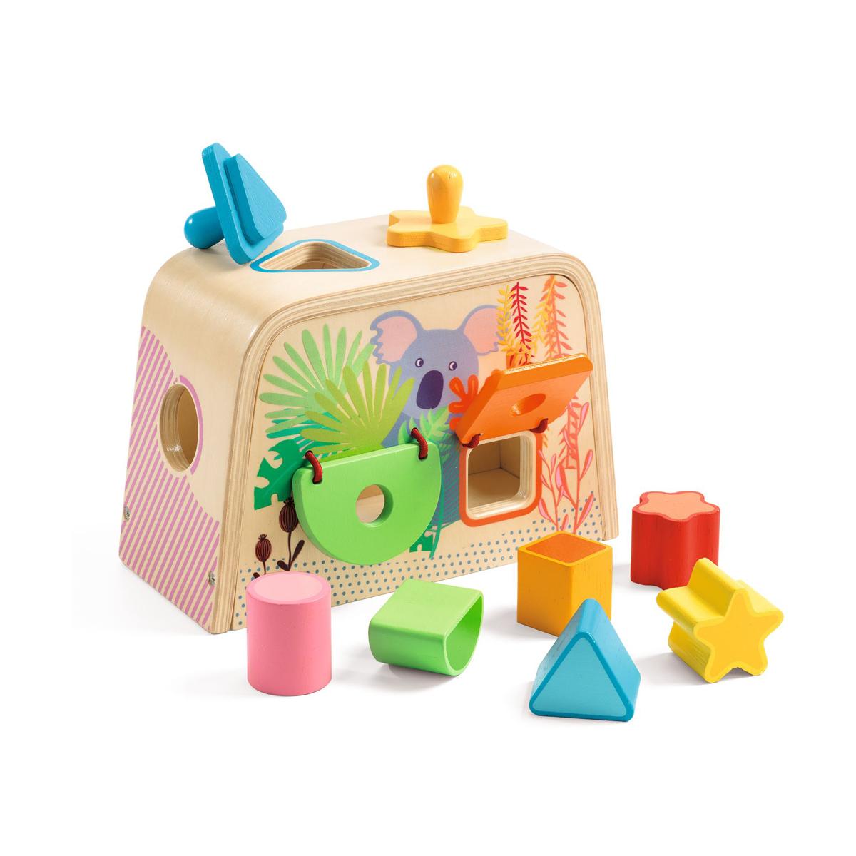 Boîte à formes multicolore, DJECO
