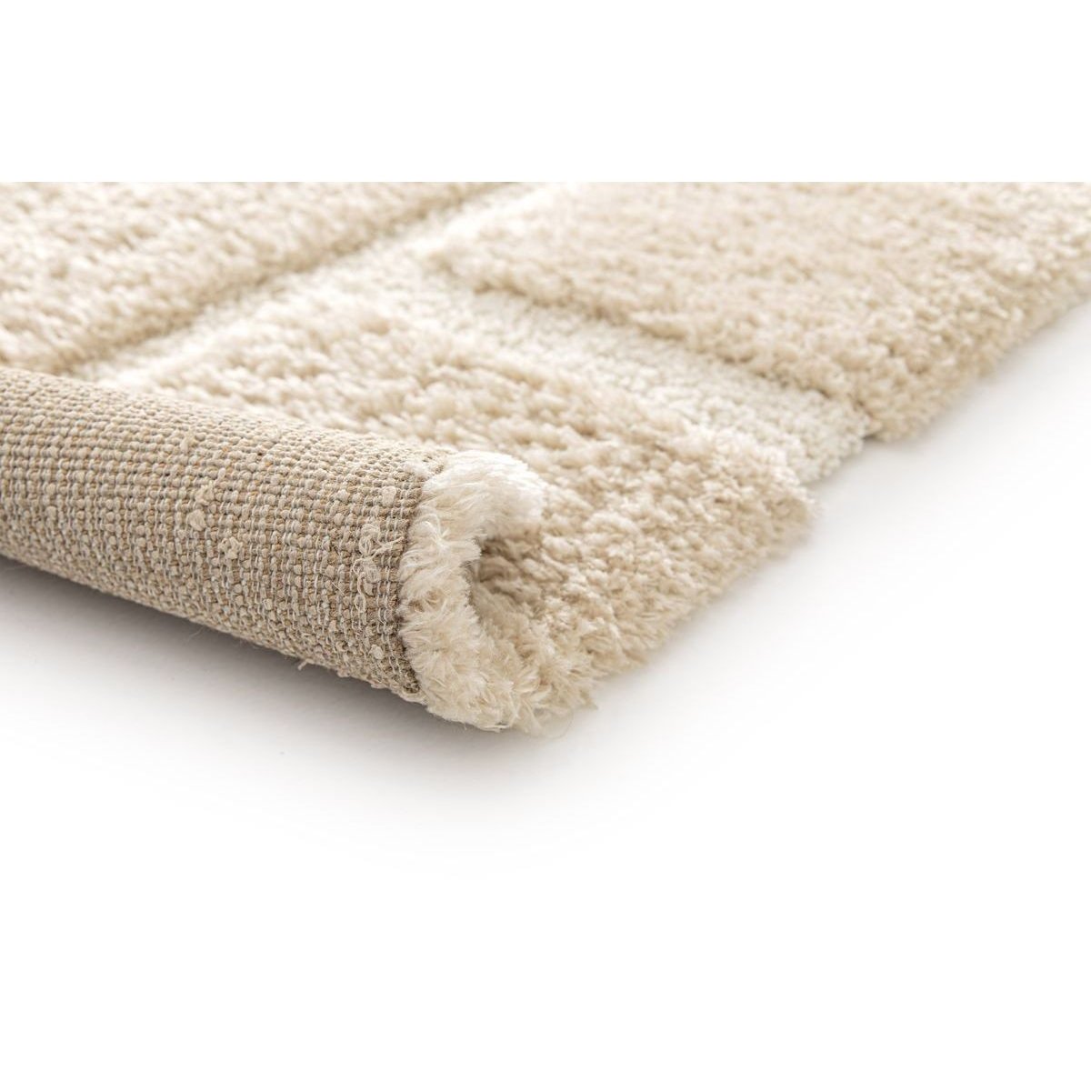 Tapis poils poils longs style , MARINA beige, BOBOCHIC