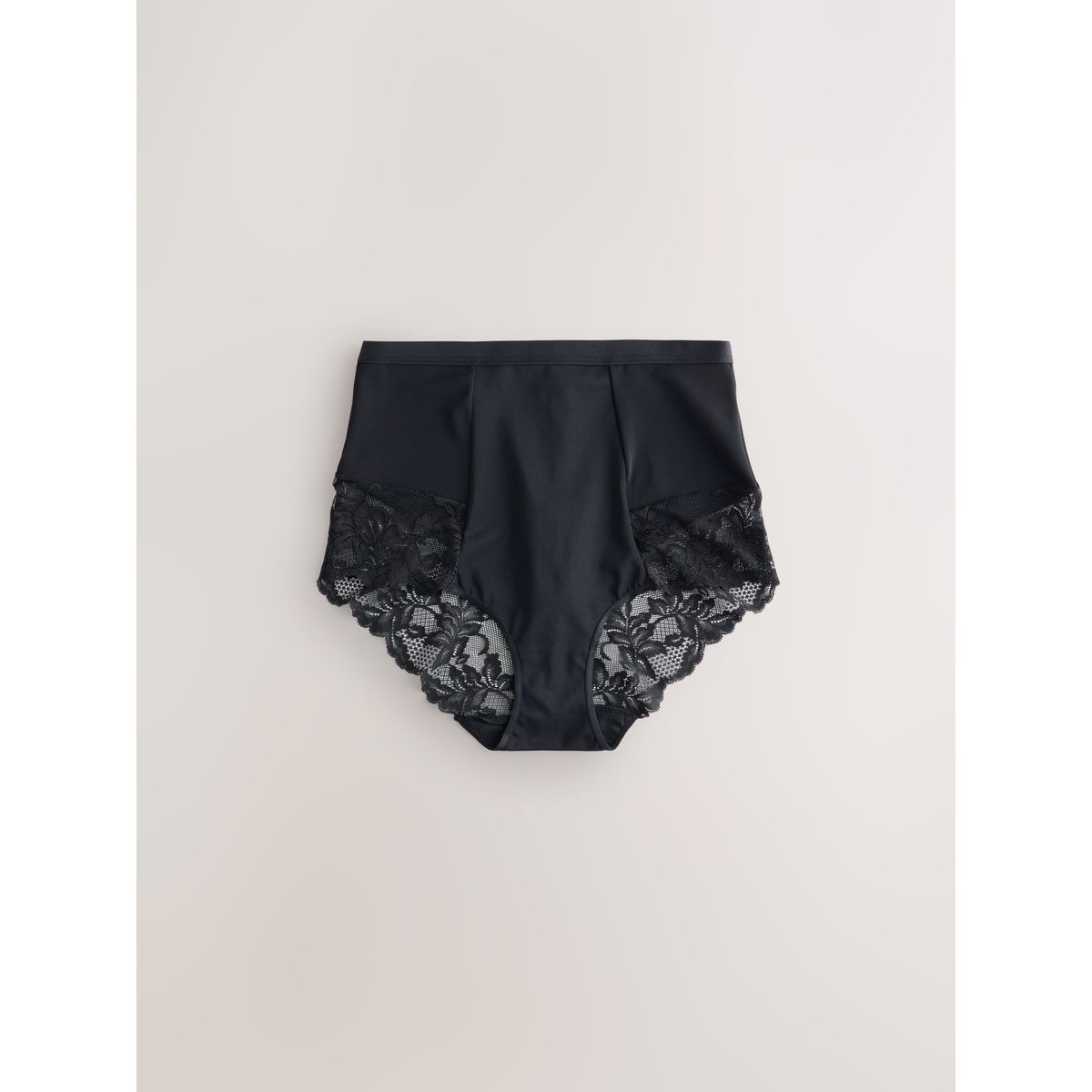 Culotte avec léger effet gainant, lot de 2 nu noir/chocolat, NEXT