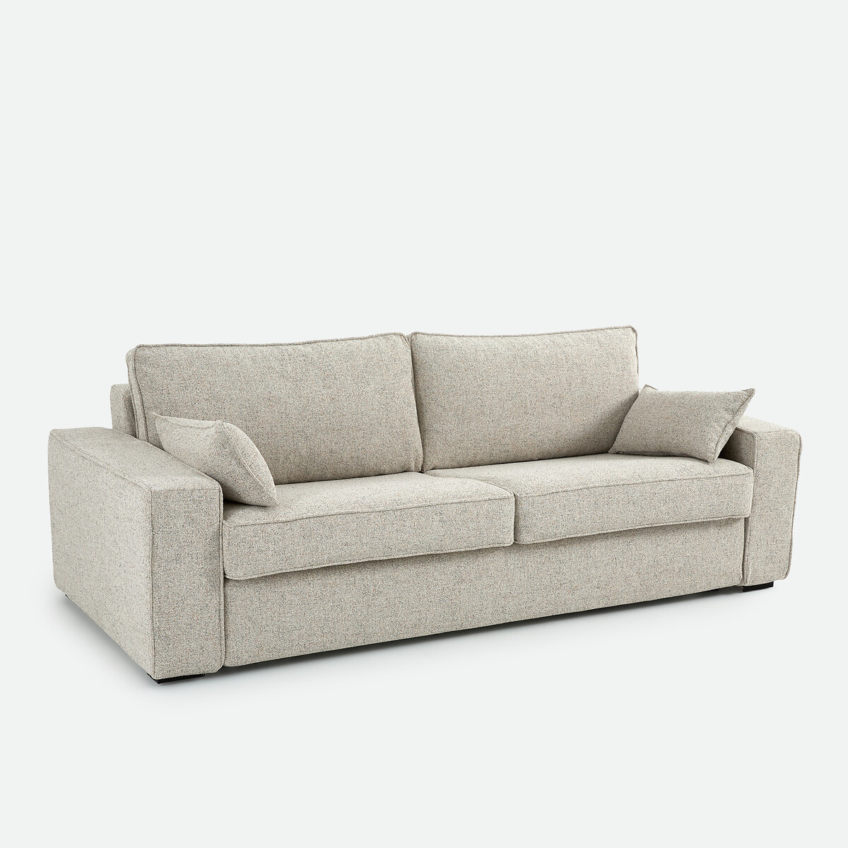 Canapé convertible 2, 3 ou 4 places, Premium HR, tissu texturé moucheté, CECILIA ecru/bleu, LA REDOUTE INTERIEURS
