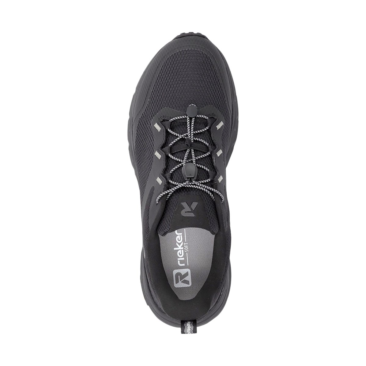 Basket Basse à Lacets Rgd noir, RIEKER