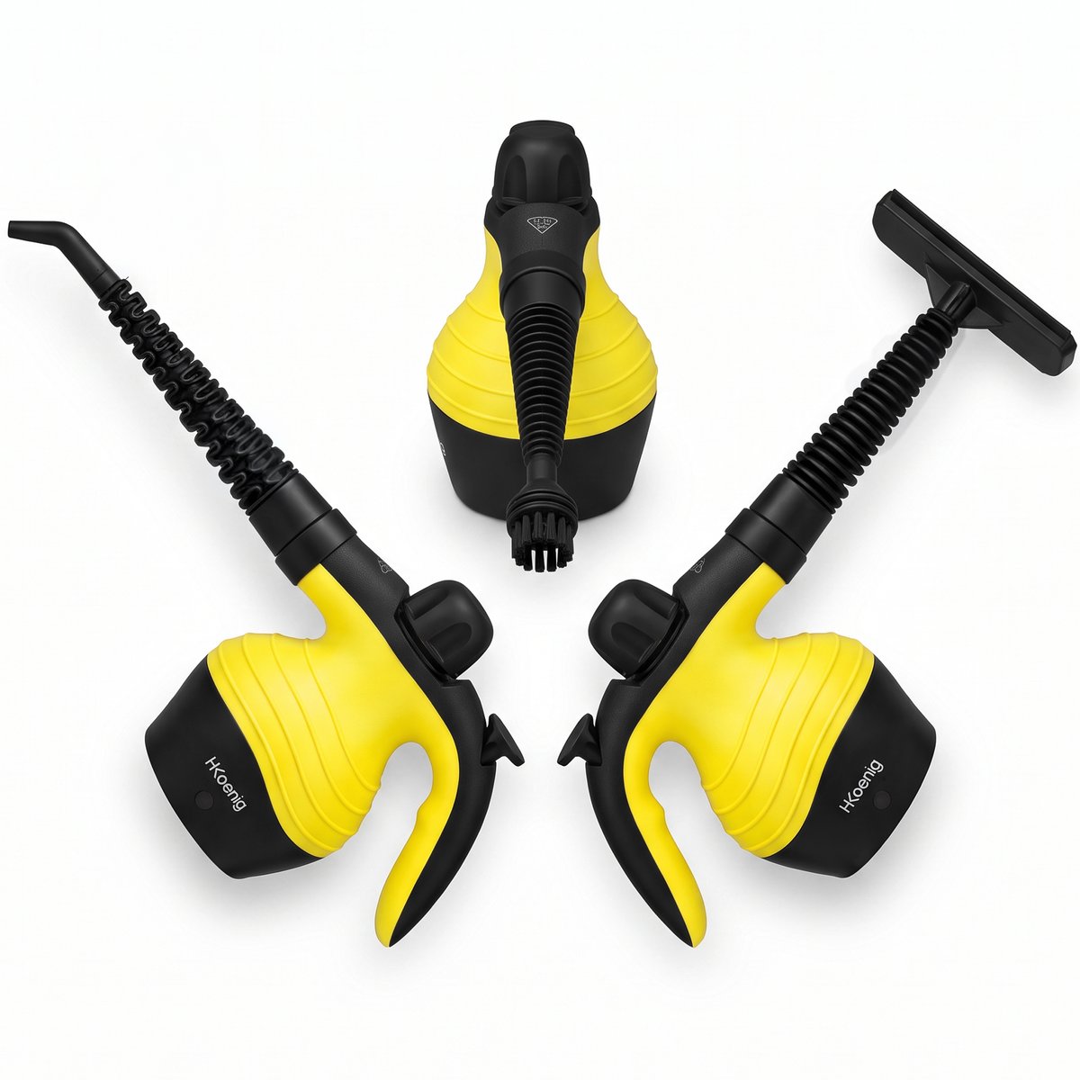 nettoyeur vapeur à main - nv60 jaune, H.KOENIG